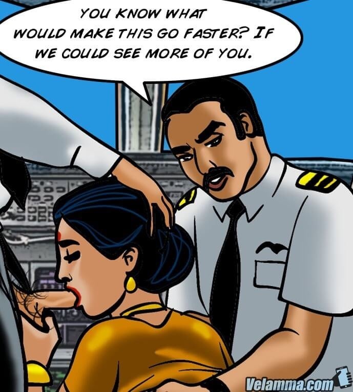Velamma 56 – Cocks In The Cockpit – Chapter 1 – page 130
