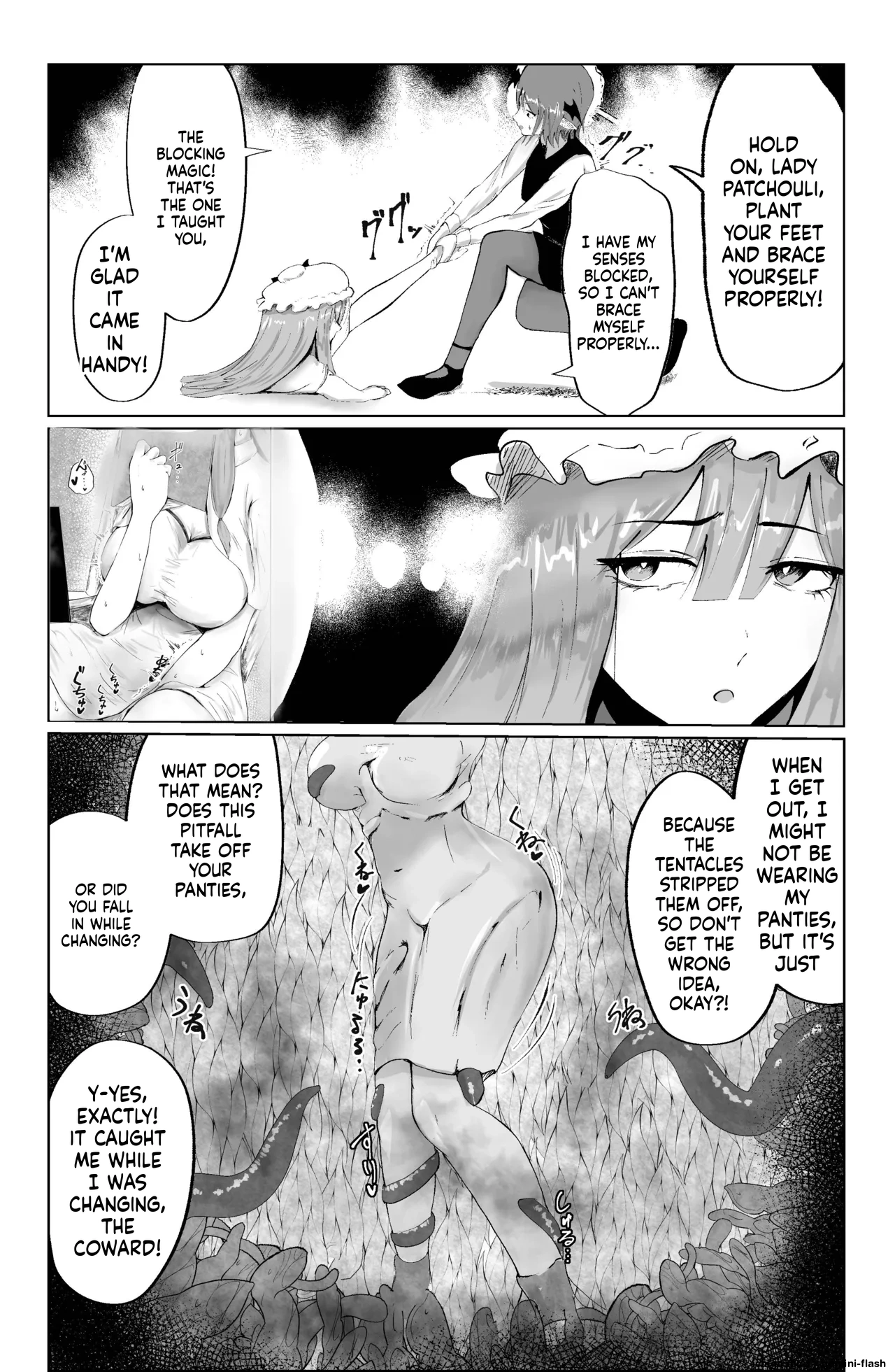 Majo to Koakuma, Kankaku Shadan Ana ni Ochiru. — preview page 12