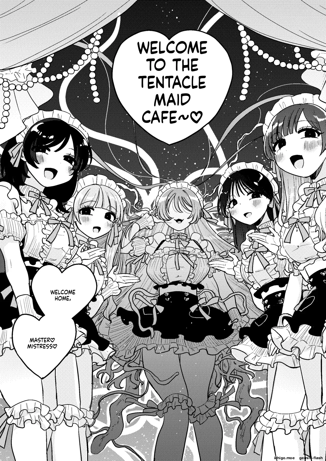 Shokushu Maid Kissa Tenchou ni Chikubi o Nerawaretemasu — preview page 4