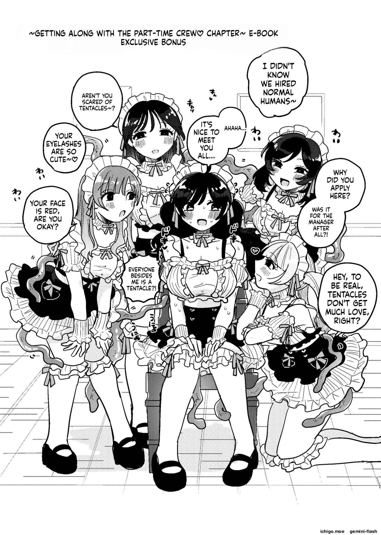 Shokushu Maid Kissa Tenchou ni Chikubi o Nerawaretemasu – Chapter 1 – page 61