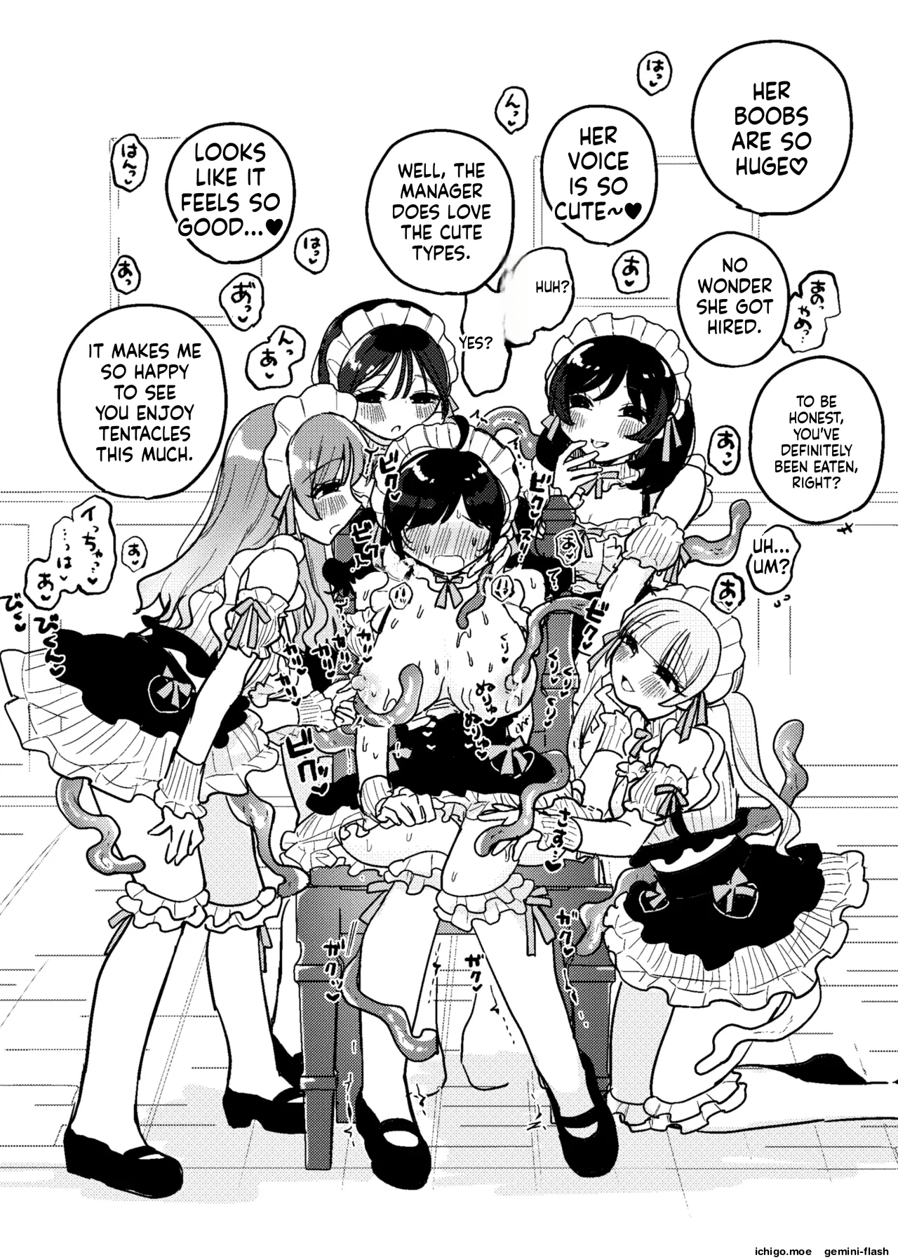 Shokushu Maid Kissa Tenchou ni Chikubi o Nerawaretemasu – Chapter 1 – page 62