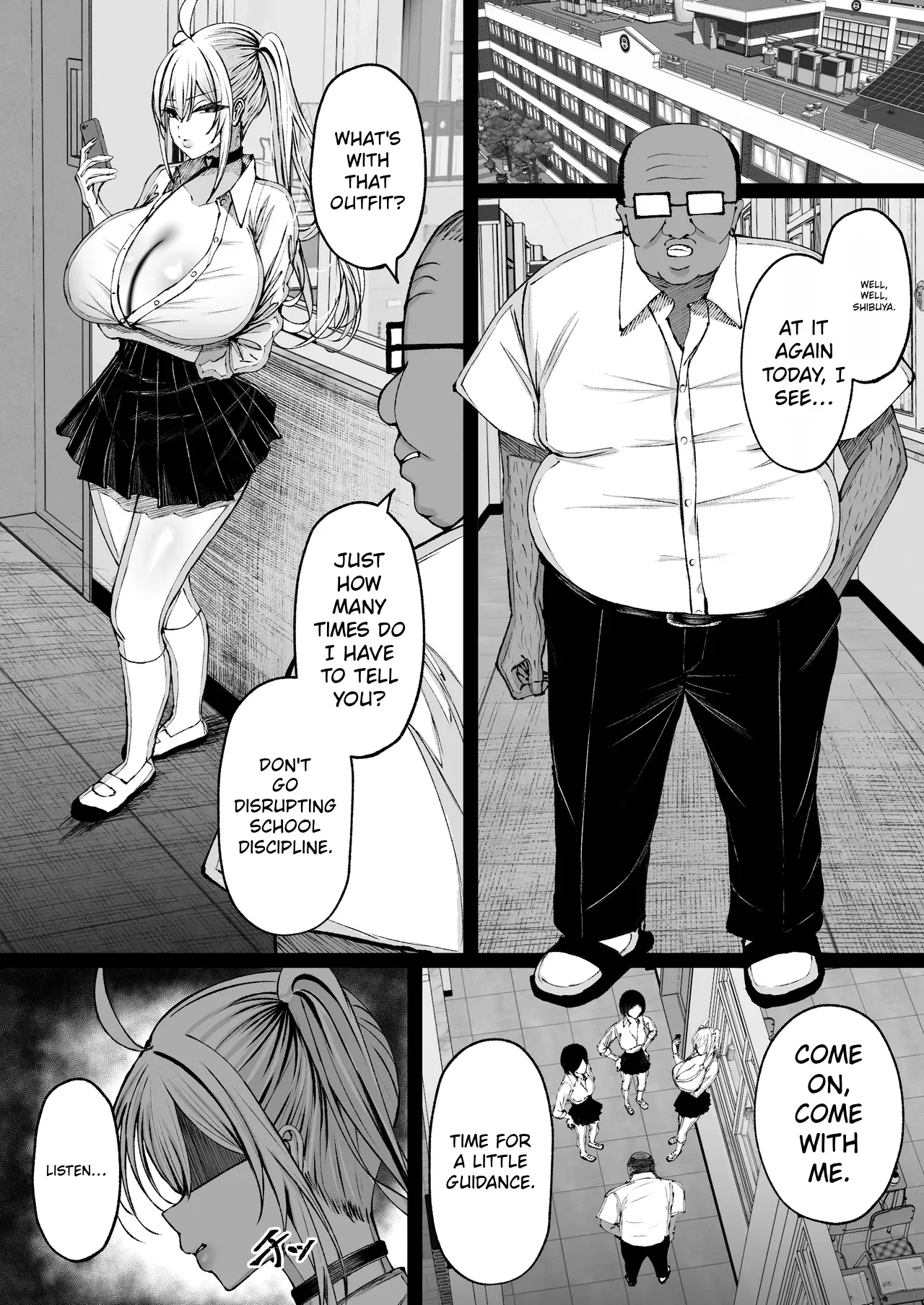 School Hypnosis ~The Cheeky Busty Gyaru Who Bullies me is Actually my Sexual Relief Pet Lol~ | Gakuen Saimin ~Ore o Ijimeru Namaiki Bakunyuu Gal, Jitsu wa Ore no Seishori Pet na Ken w~ – Chapter 1 – page 36