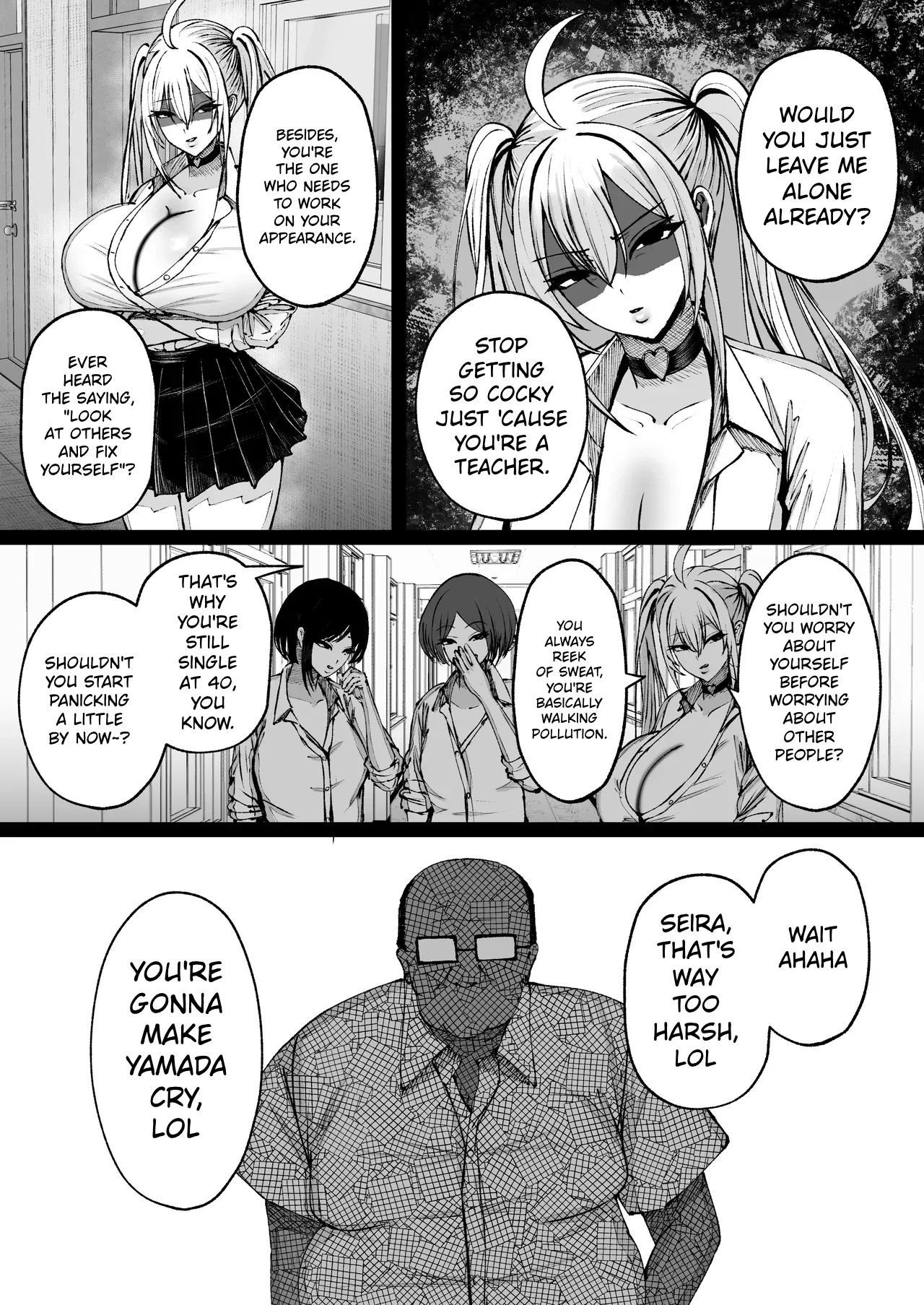School Hypnosis ~The Cheeky Busty Gyaru Who Bullies me is Actually my Sexual Relief Pet Lol~ | Gakuen Saimin ~Ore o Ijimeru Namaiki Bakunyuu Gal, Jitsu wa Ore no Seishori Pet na Ken w~ – Chapter 1 – page 37
