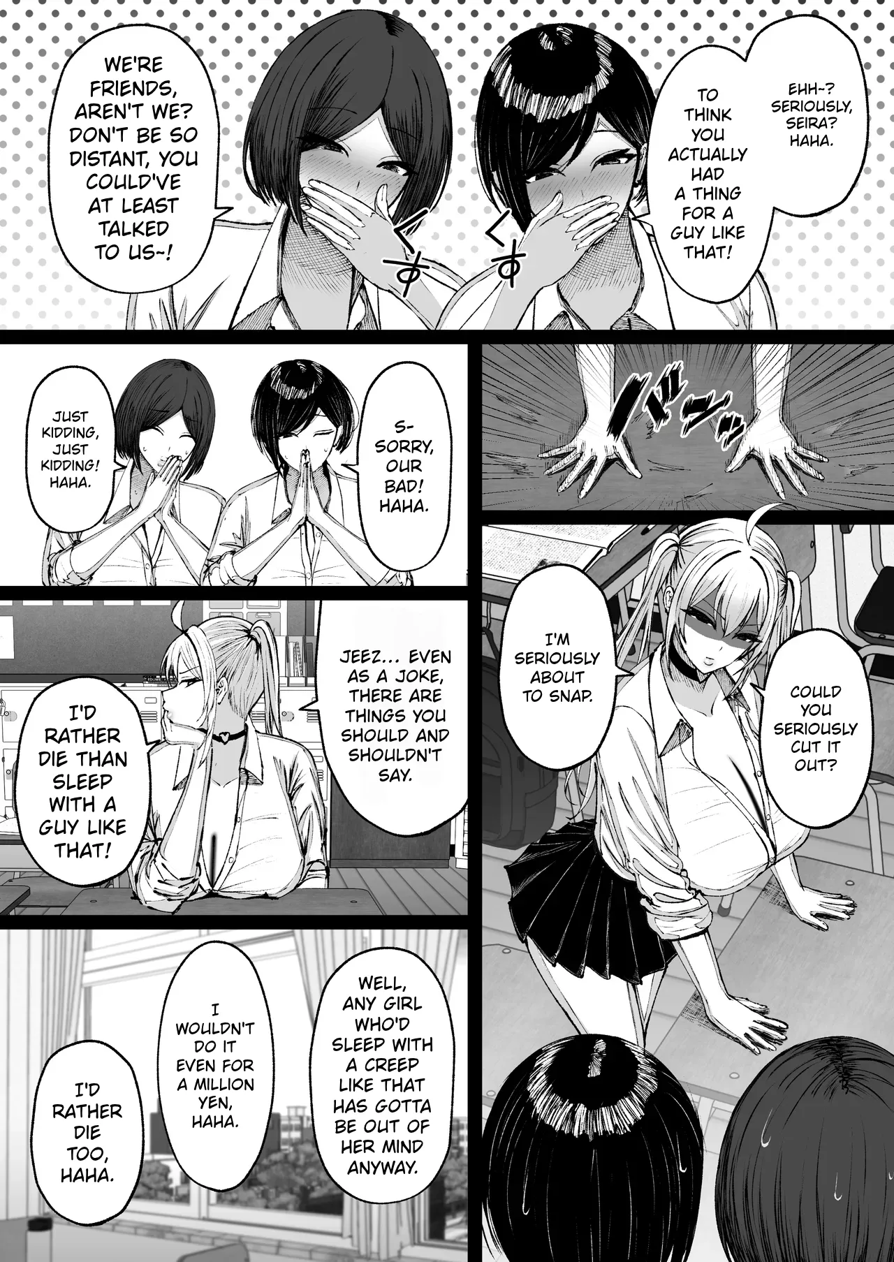 School Hypnosis ~The Cheeky Busty Gyaru Who Bullies me is Actually my Sexual Relief Pet Lol~ | Gakuen Saimin ~Ore o Ijimeru Namaiki Bakunyuu Gal, Jitsu wa Ore no Seishori Pet na Ken w~ – Chapter 1 – page 55