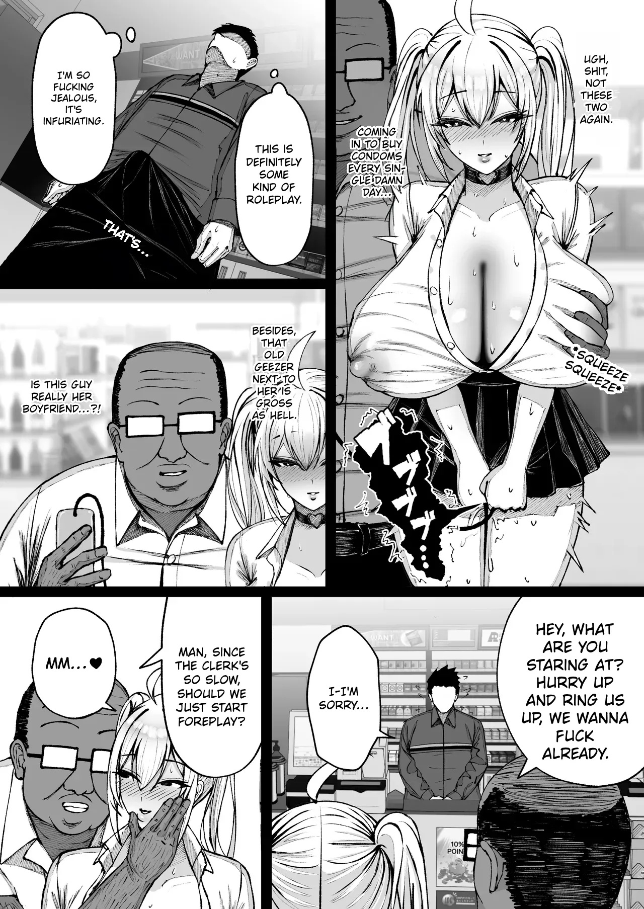 School Hypnosis ~The Cheeky Busty Gyaru Who Bullies me is Actually my Sexual Relief Pet Lol~ | Gakuen Saimin ~Ore o Ijimeru Namaiki Bakunyuu Gal, Jitsu wa Ore no Seishori Pet na Ken w~ – Chapter 1 – page 57