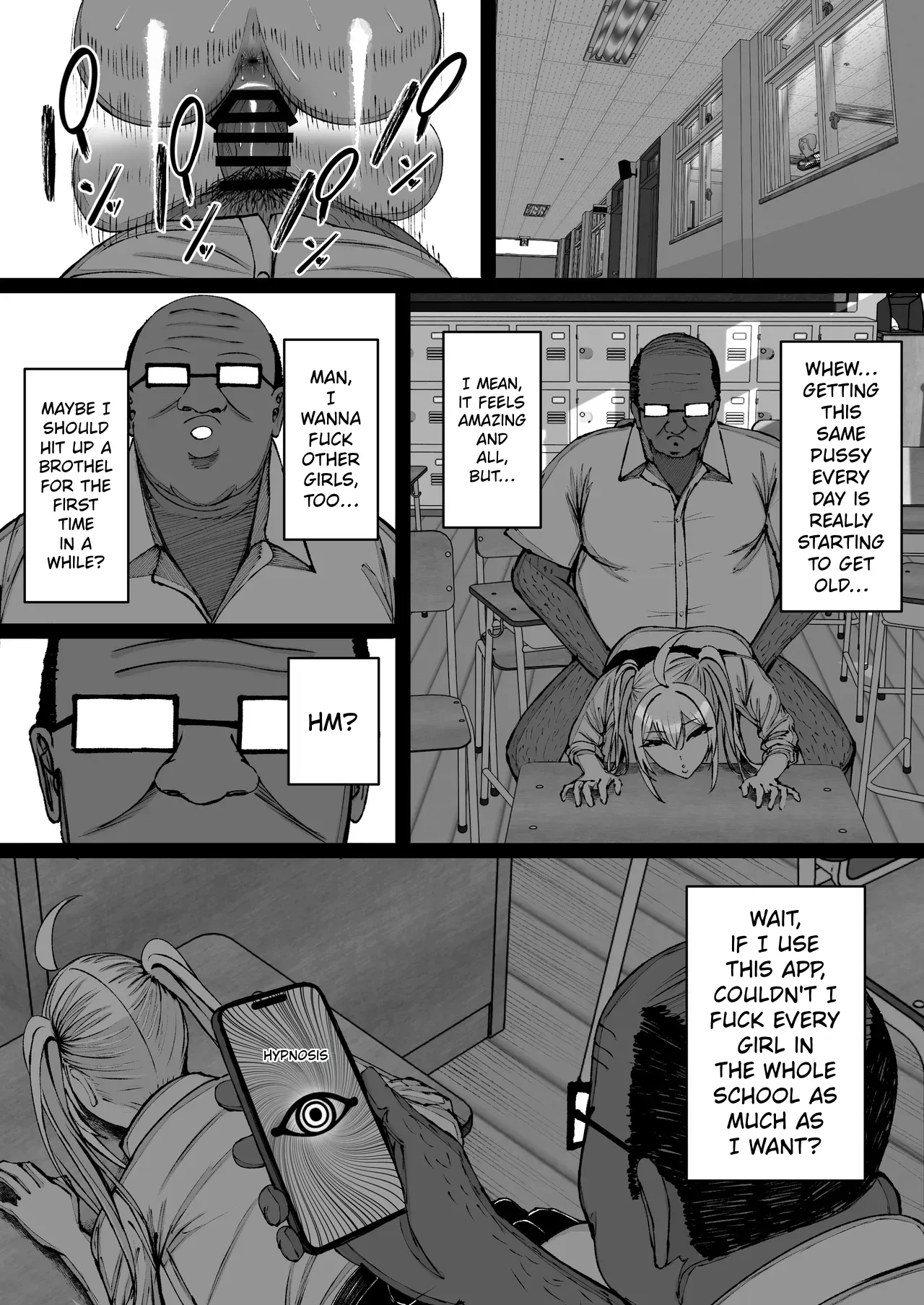 School Hypnosis ~The Cheeky Busty Gyaru Who Bullies me is Actually my Sexual Relief Pet Lol~ | Gakuen Saimin ~Ore o Ijimeru Namaiki Bakunyuu Gal, Jitsu wa Ore no Seishori Pet na Ken w~ – Chapter 1 – page 79