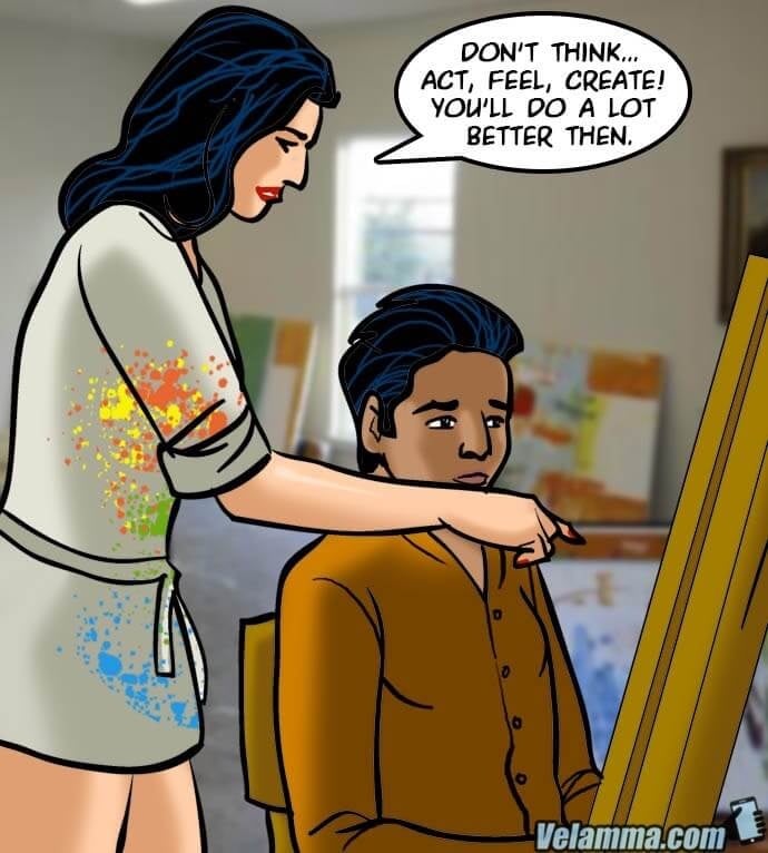 Velamma 62 – A Piece Of Art – Chapter 1 – page 75