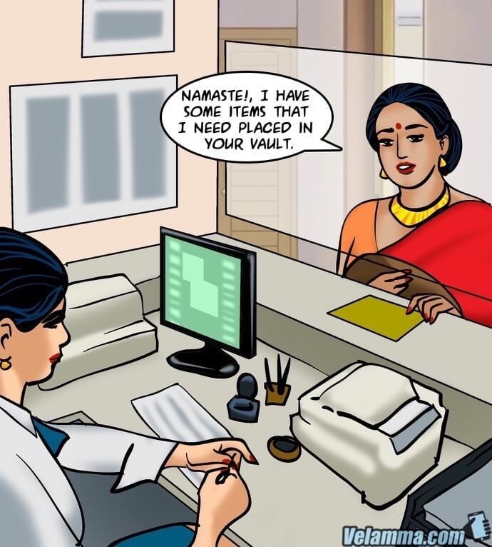 Velamma 65 – Trapped In A Bank Vault — preview page 3