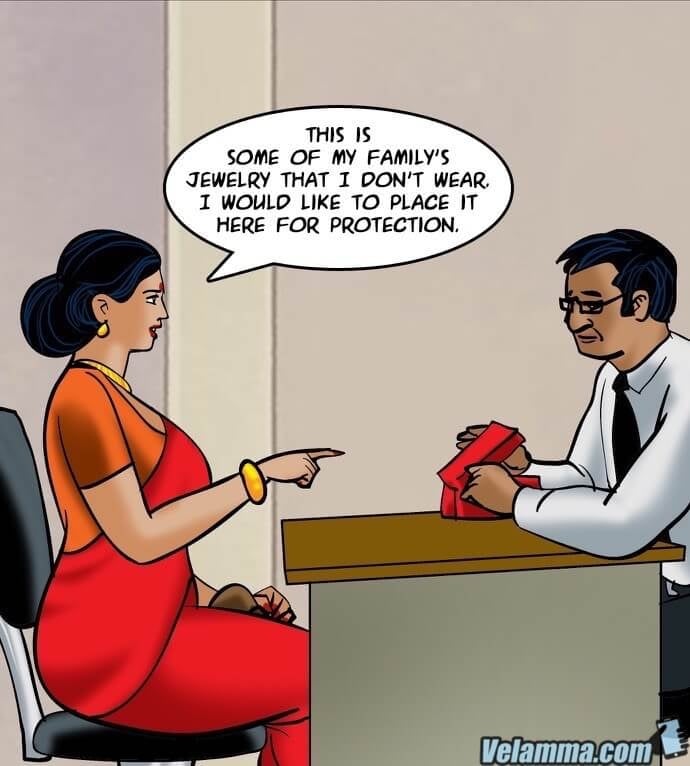Velamma 65 – Trapped In A Bank Vault — preview page 7