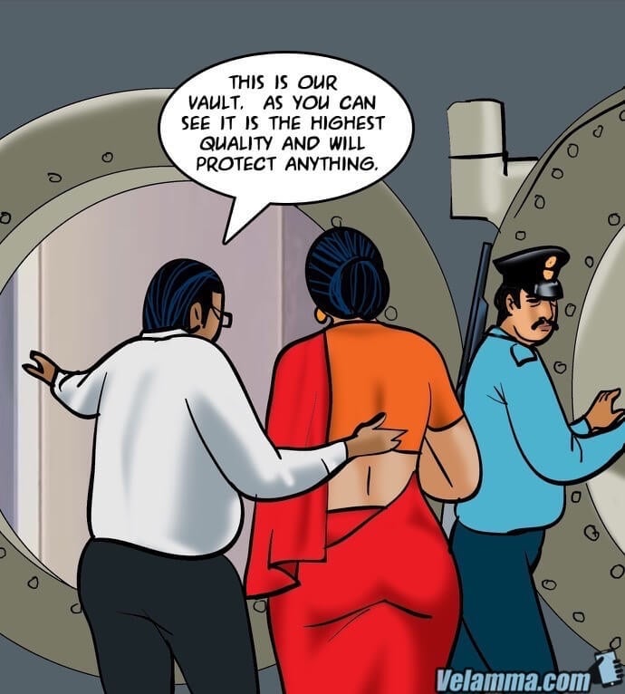 Velamma 65 – Trapped In A Bank Vault — preview page 9