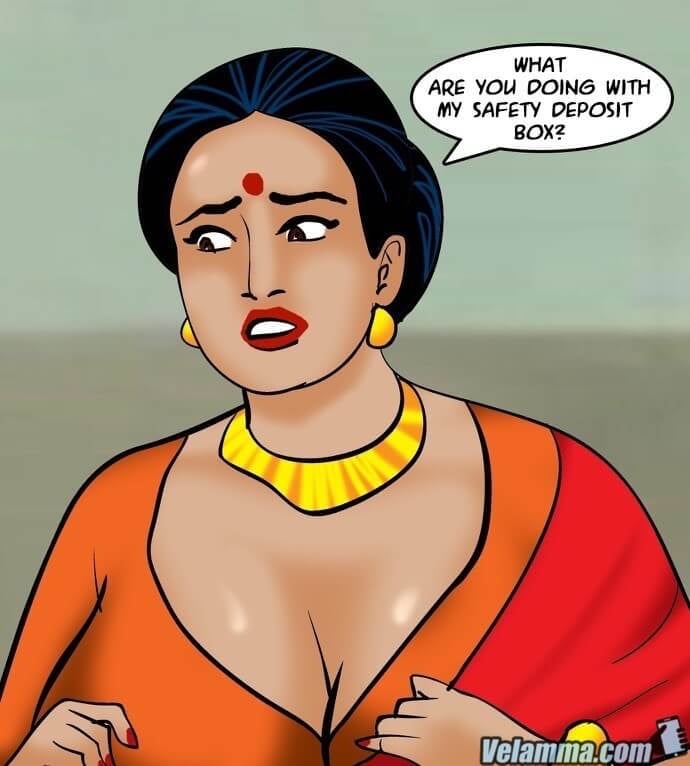 Velamma 65 – Trapped In A Bank Vault – Chapter 1 – page 40