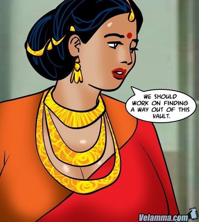 Velamma 65 – Trapped In A Bank Vault – Chapter 1 – page 64