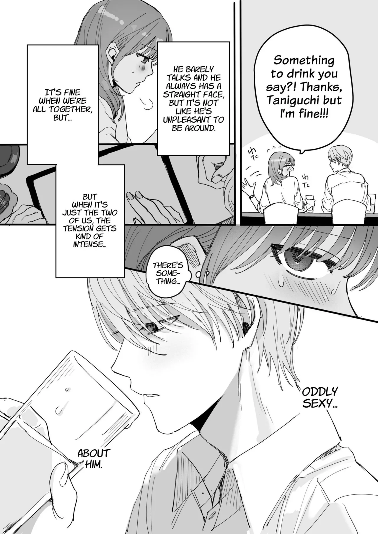 S dazo! Mitai na Funiki Deteru Douki no Taniguchi, Do-M rashii?? | It Seems This Guy With Major Sadist Vibes Is Actually A Masochist?? — preview page 7