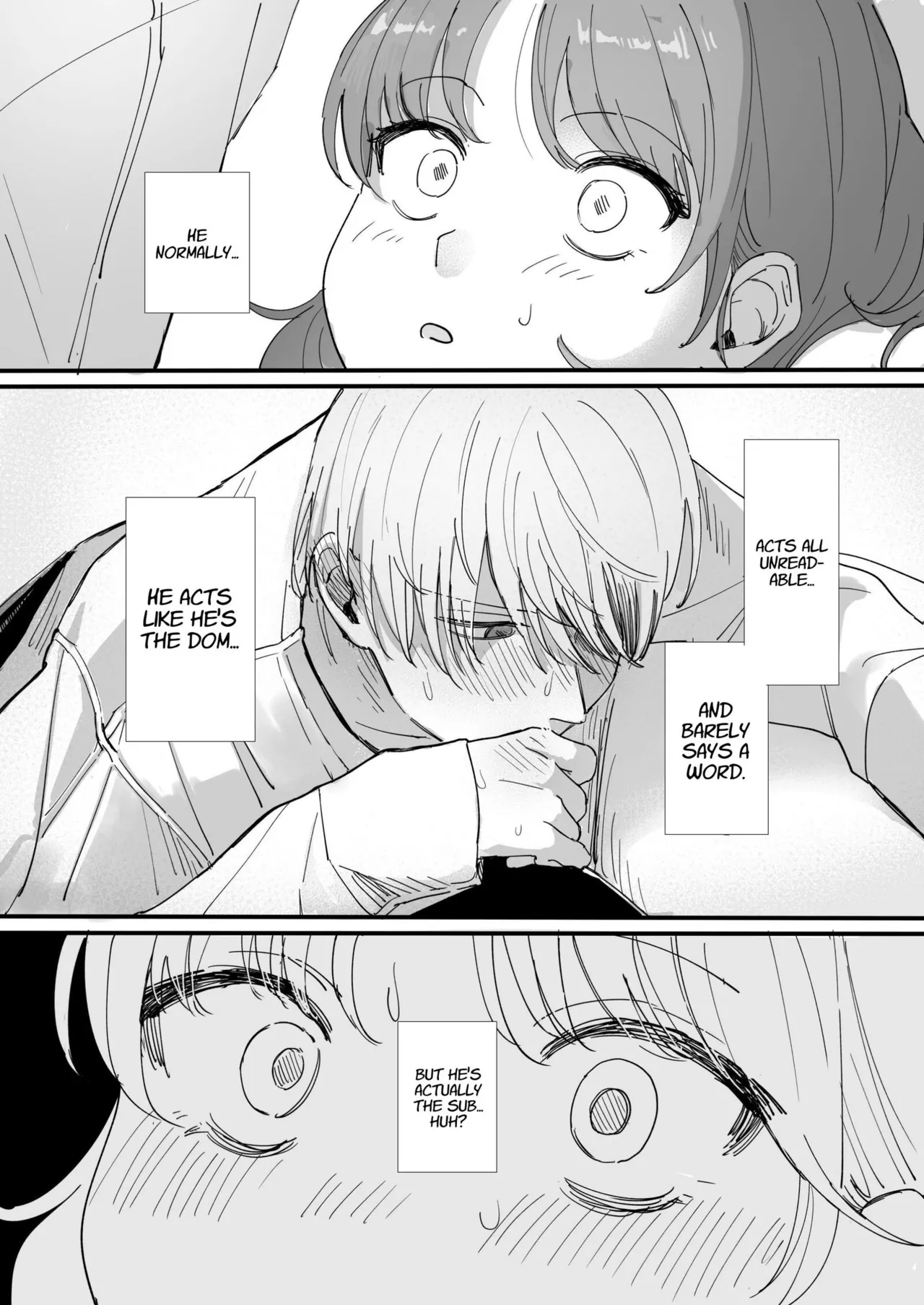 S dazo! Mitai na Funiki Deteru Douki no Taniguchi, Do-M rashii?? | It Seems This Guy With Major Sadist Vibes Is Actually A Masochist?? — preview page 17