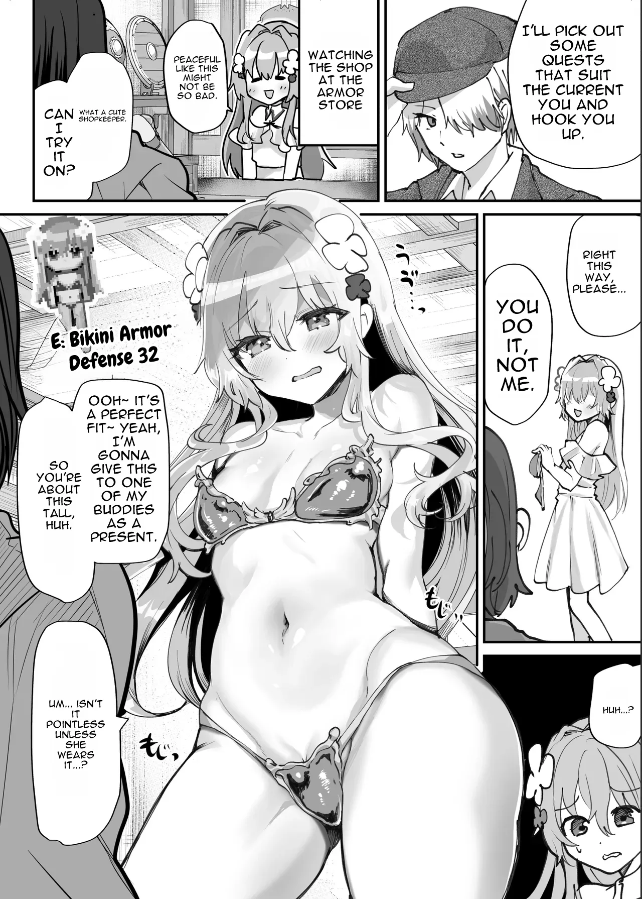 Ero RPG no Onna Shujinkou ni TS Tensei Shitara… ~Machi Ero Event & Haiboku Ecchi de Shojo Soushitsu~ — preview page 19