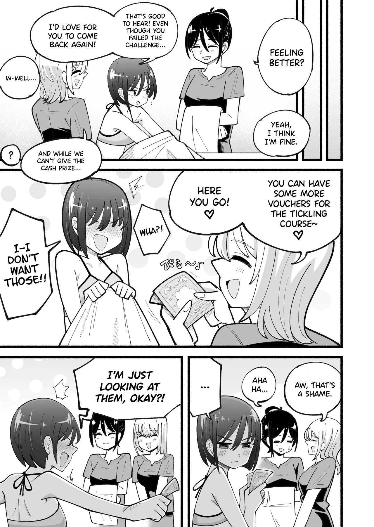 Massage Parlor’s Tickling Course – Chapter 1 – page 29
