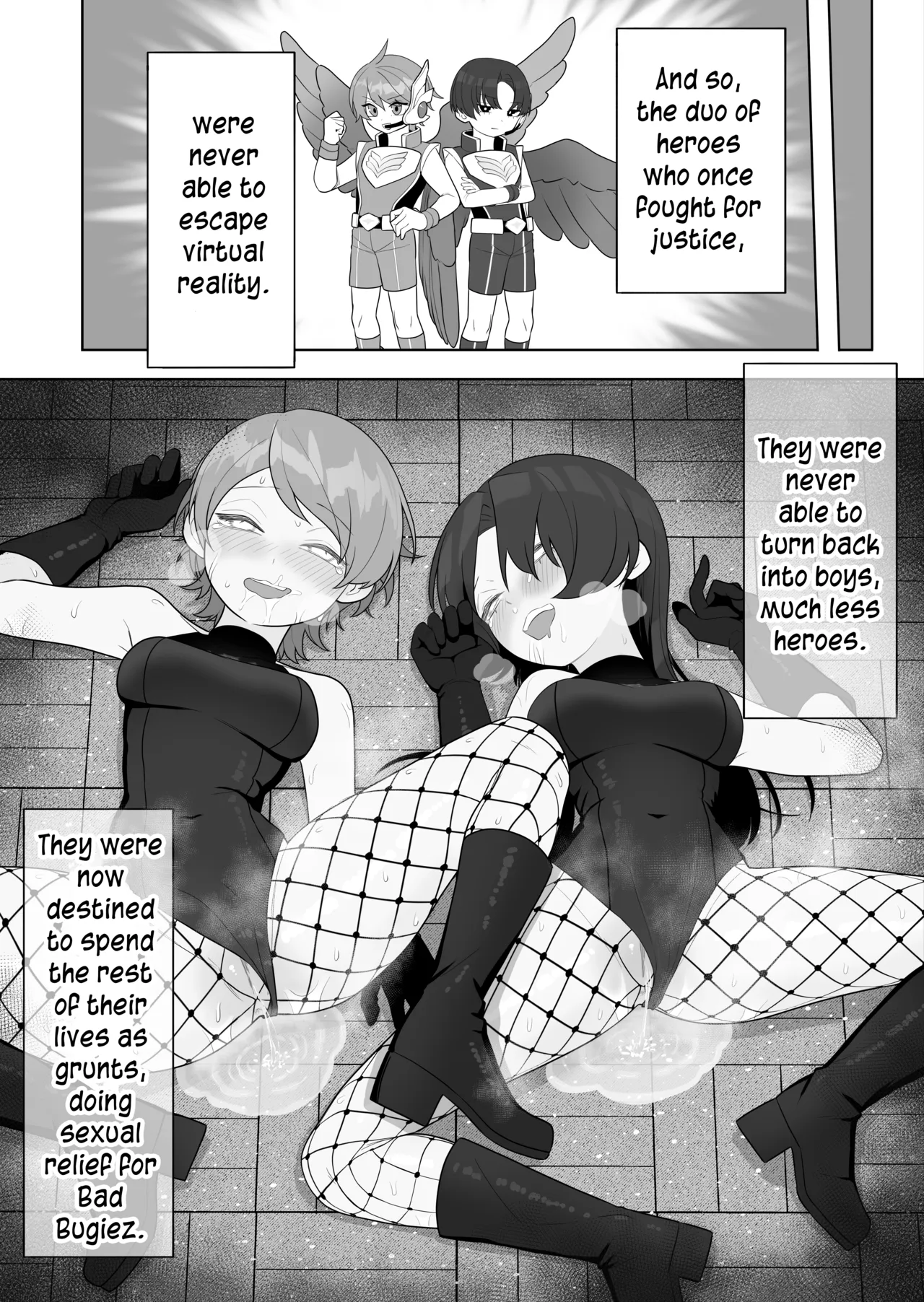 Bugi Bugi Zako Mesu Kyouiku ~Kasou Sekai de TS Sentouin-ka Choukyou~ – Chapter 1 – page 32