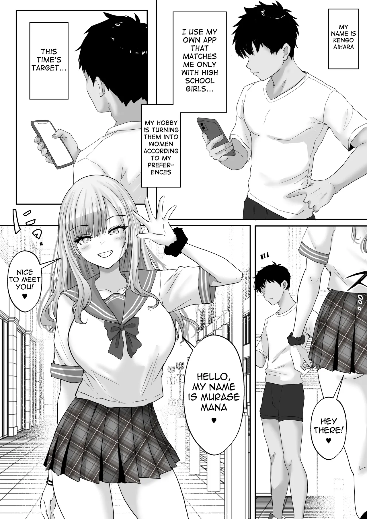 Matching Joshi Kousei no Ecchi na Seiikuki 2 Jishin Manman no Gal Joshi Kousei “Mana”, Ai to Seieki de Mitashite, Hatsujou Mesu e to Otosu made~ | Matching Schoolgirls Naughty Sex Education Diary 2 Confident Gyaru Schoolgirl Mana is filled with love and semen until she turns into a horny female — preview page 4