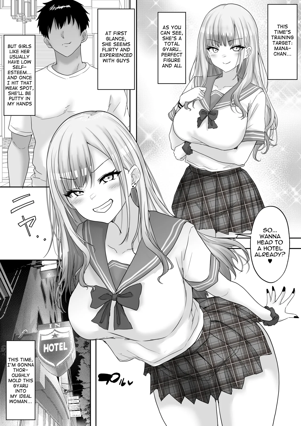 Matching Joshi Kousei no Ecchi na Seiikuki 2 Jishin Manman no Gal Joshi Kousei “Mana”, Ai to Seieki de Mitashite, Hatsujou Mesu e to Otosu made~ | Matching Schoolgirls Naughty Sex Education Diary 2 Confident Gyaru Schoolgirl Mana is filled with love and semen until she turns into a horny female — preview page 5