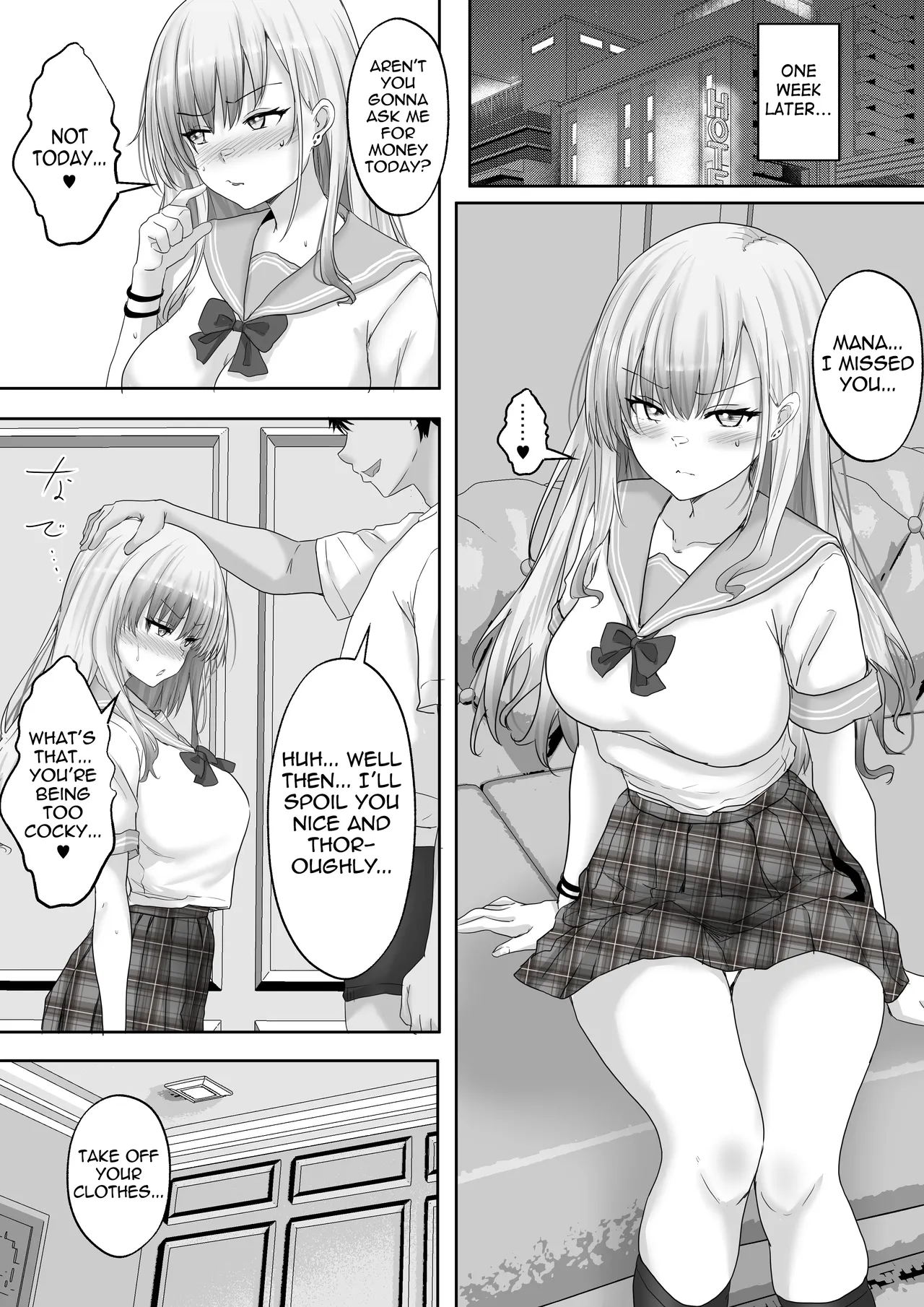 Matching Joshi Kousei no Ecchi na Seiikuki 2 Jishin Manman no Gal Joshi Kousei “Mana”, Ai to Seieki de Mitashite, Hatsujou Mesu e to Otosu made~ | Matching Schoolgirls Naughty Sex Education Diary 2 Confident Gyaru Schoolgirl Mana is filled with love and semen until she turns into a horny female – Chapter 1 – page 28