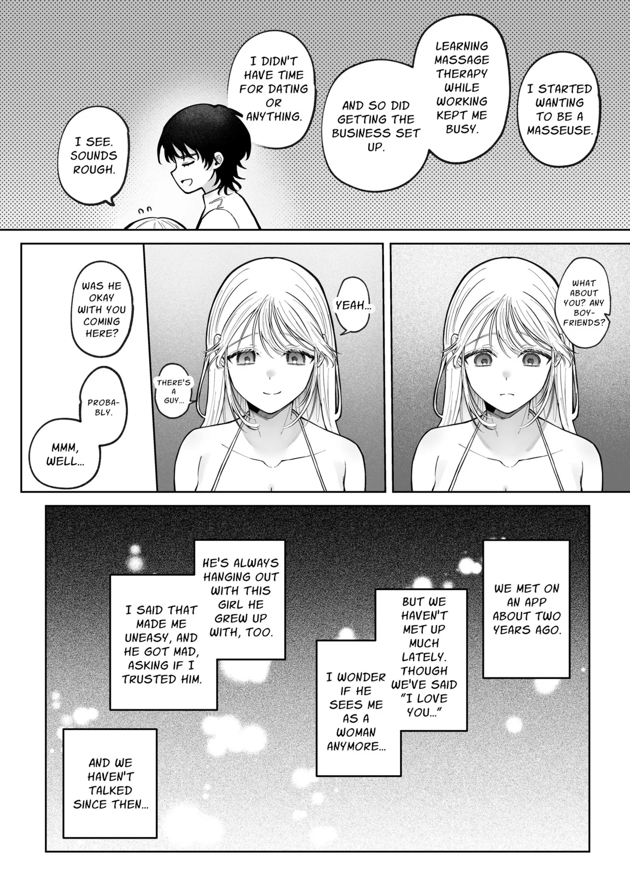 Sorry for Craving Dick at the Wholesome Massage Place: NTR Massage With My Ex – Chapter 1 – page 22