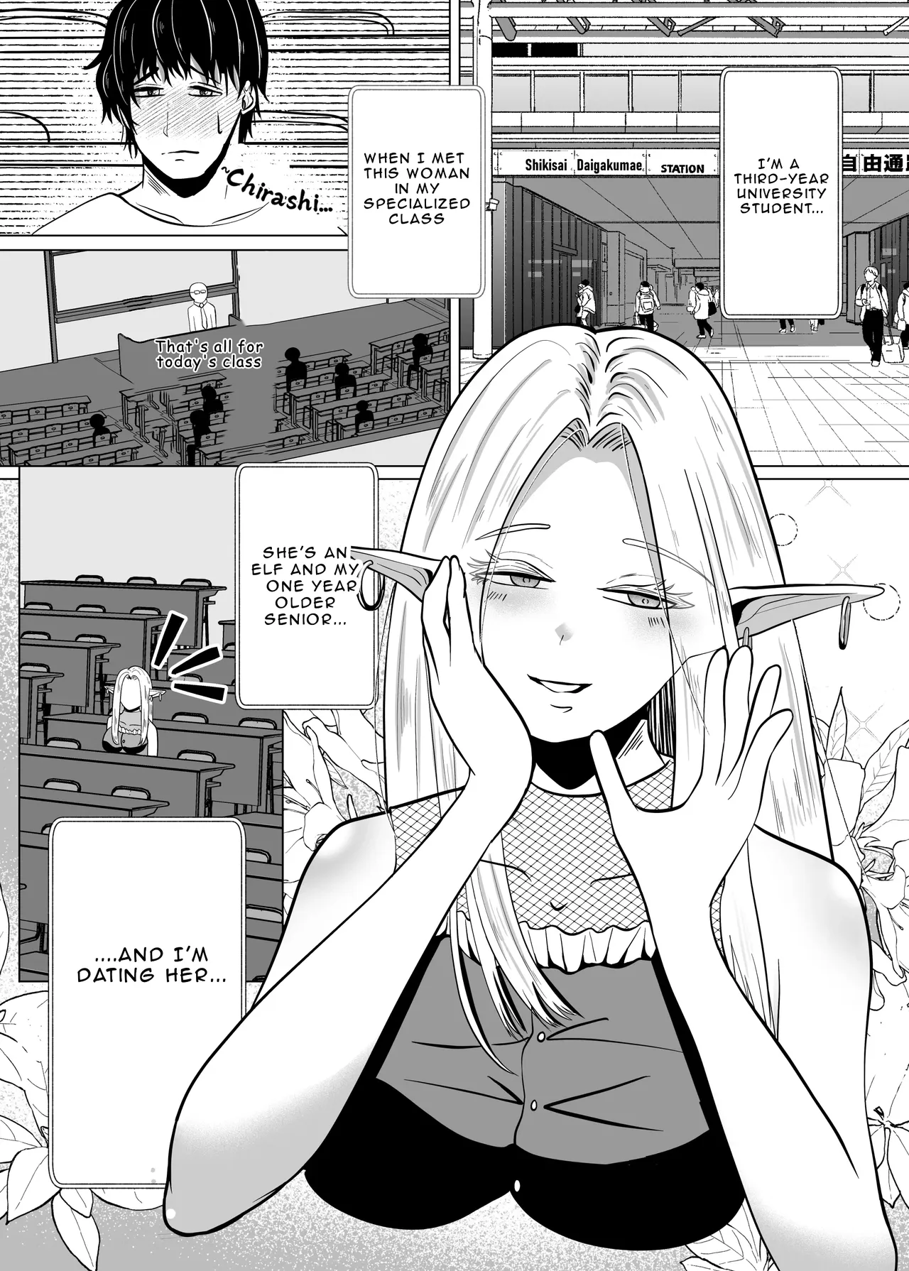 Teisoutai Chakuyou Gyaku Anal de Mesuiki Sasetekureru Elf no Onee-san | The Elf Onee-san who’s making me wear a Chastity Belt — preview page 4