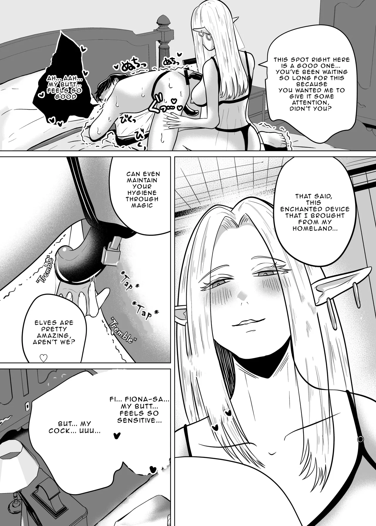 Teisoutai Chakuyou Gyaku Anal de Mesuiki Sasetekureru Elf no Onee-san | The Elf Onee-san who’s making me wear a Chastity Belt — preview page 11