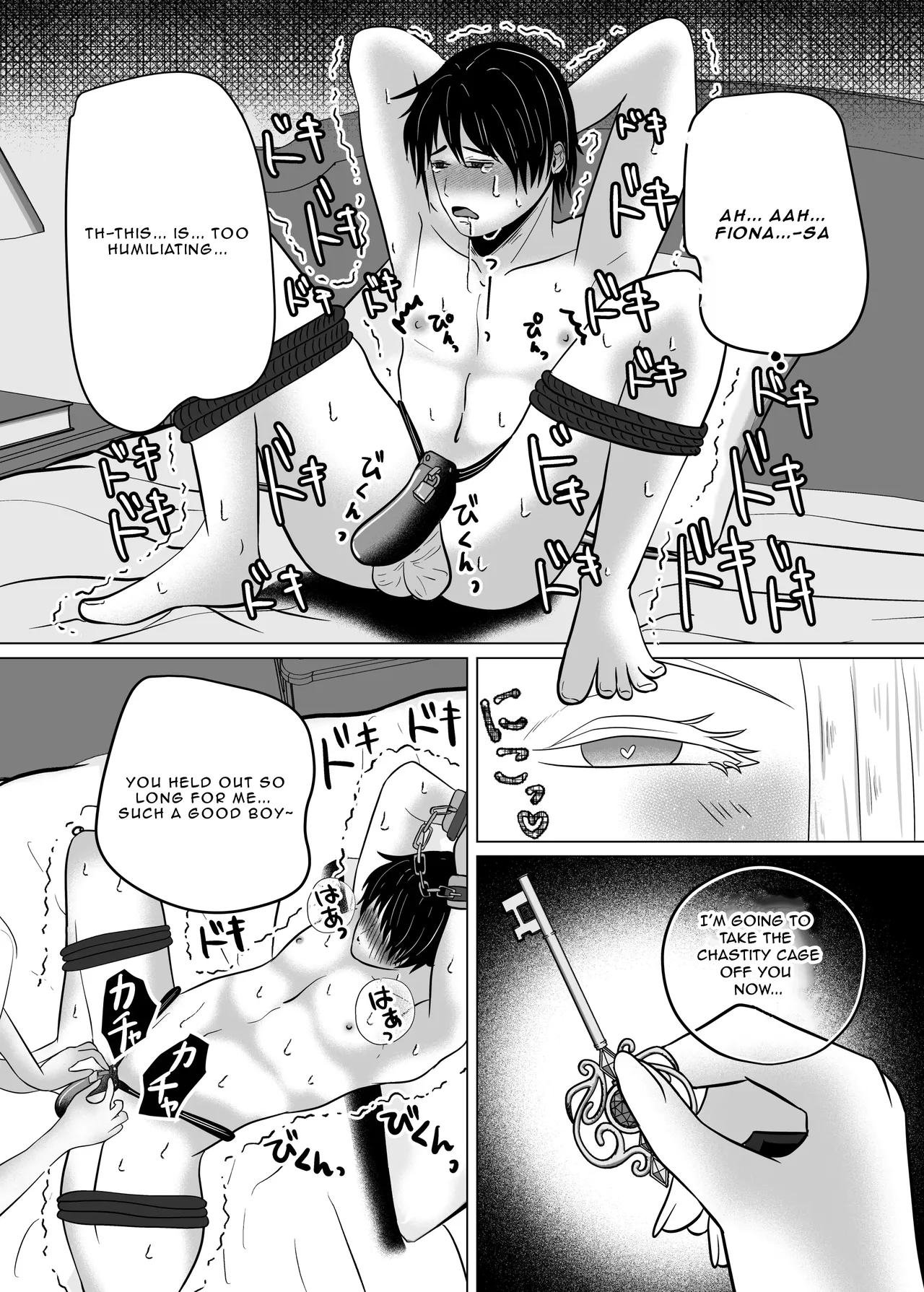 Teisoutai Chakuyou Gyaku Anal de Mesuiki Sasetekureru Elf no Onee-san | The Elf Onee-san who’s making me wear a Chastity Belt — preview page 20