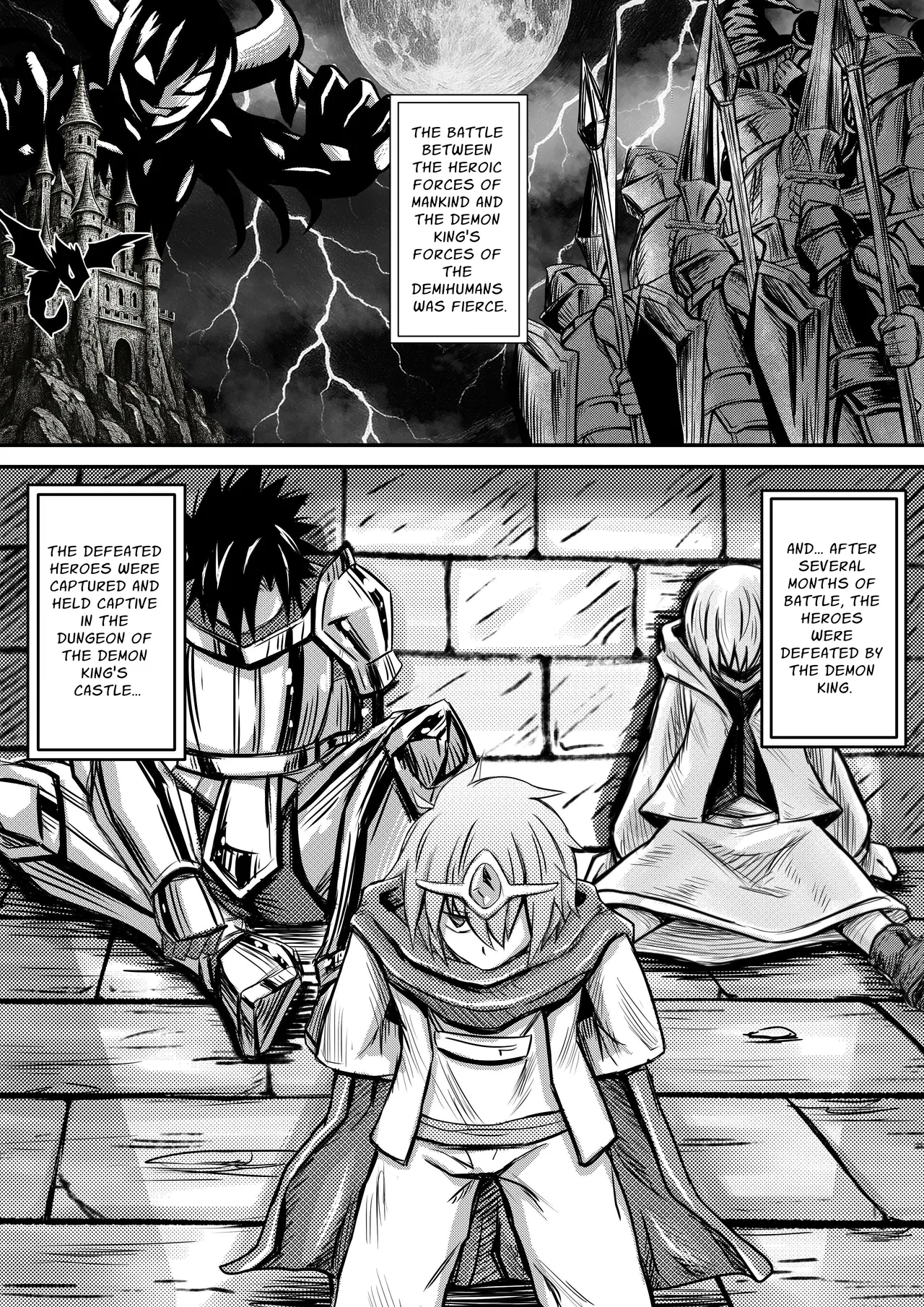 Deka Chichi Mazoku wa Ningen no Koto ga Wakaranai kara Yuusha o Kuppuku Saseru Tame ni Ecchi o Shitemiru Koto ni Shita 1 | The Big-Breasted Demons Don’t Understand Humans, So They Decide To Bring the Heroes To Their Knees By Having Sex 1 — preview page 3