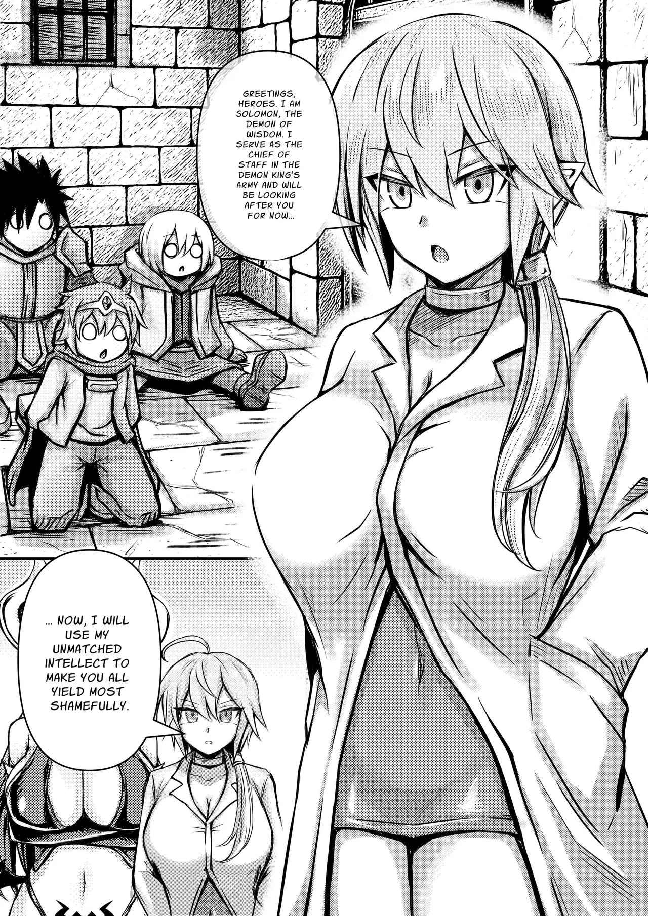 Deka Chichi Mazoku wa Ningen no Koto ga Wakaranai kara Yuusha o Kuppuku Saseru Tame ni Ecchi o Shitemiru Koto ni Shita 1 | The Big-Breasted Demons Don’t Understand Humans, So They Decide To Bring the Heroes To Their Knees By Having Sex 1 — preview page 8