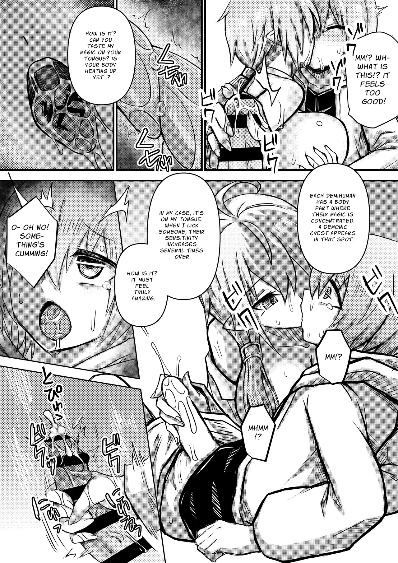 Deka Chichi Mazoku wa Ningen no Koto ga Wakaranai kara Yuusha o Kuppuku Saseru Tame ni Ecchi o Shitemiru Koto ni Shita 1 | The Big-Breasted Demons Don’t Understand Humans, So They Decide To Bring the Heroes To Their Knees By Having Sex 1 — preview page 14