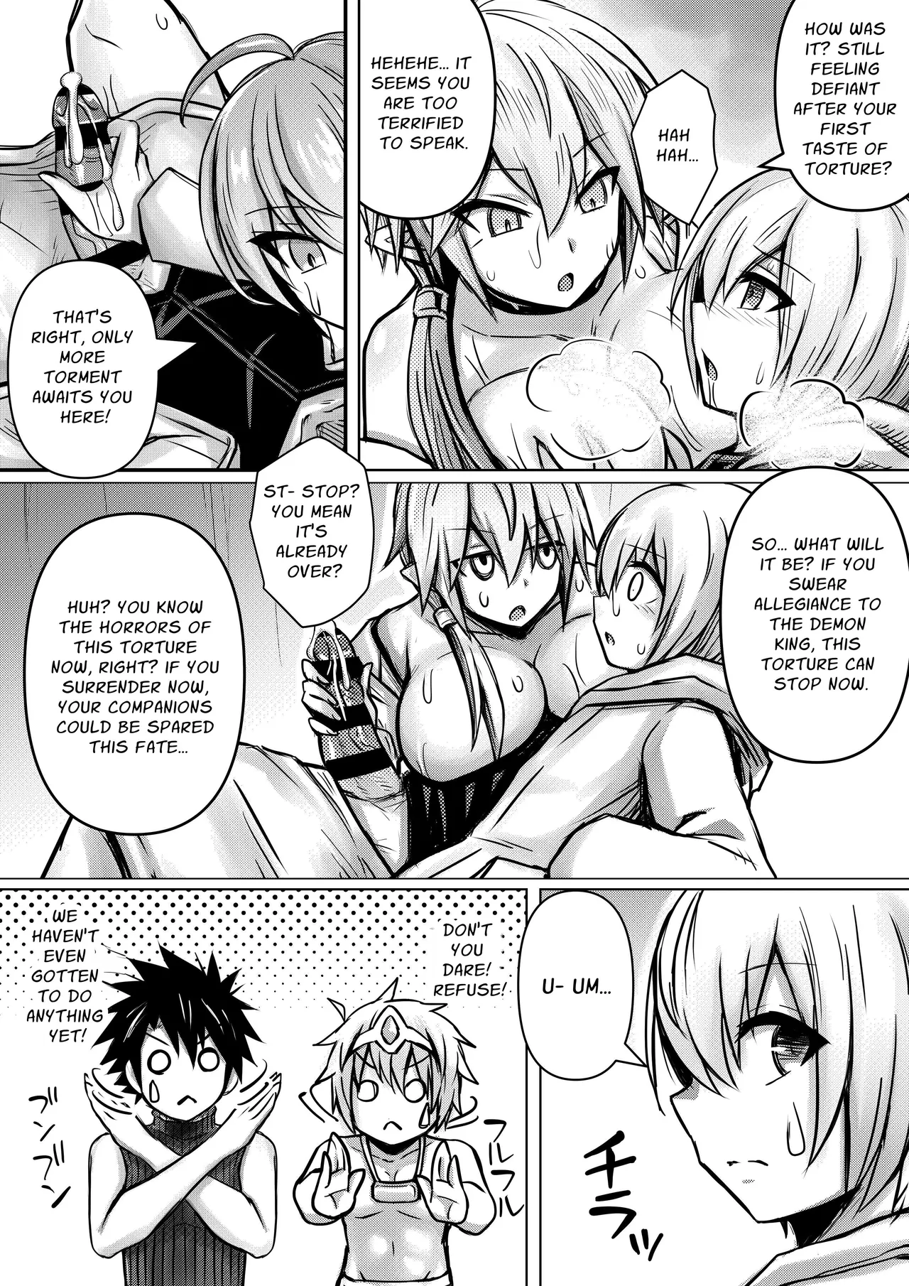 Deka Chichi Mazoku wa Ningen no Koto ga Wakaranai kara Yuusha o Kuppuku Saseru Tame ni Ecchi o Shitemiru Koto ni Shita 1 | The Big-Breasted Demons Don’t Understand Humans, So They Decide To Bring the Heroes To Their Knees By Having Sex 1 — preview page 16