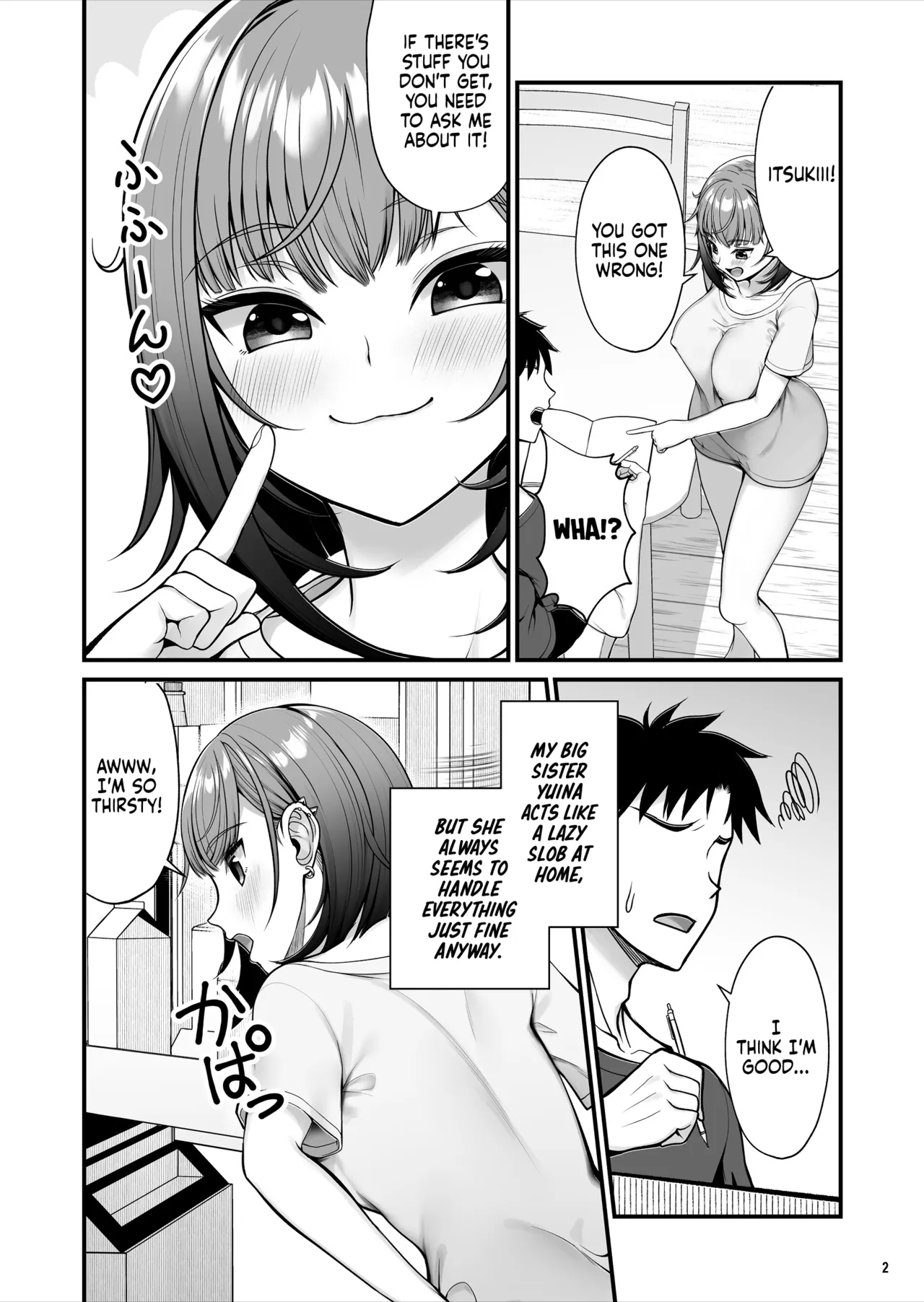 Ayashii Drink o Nonde Hatsujou shita Ane ga Inran sugiru | My Big Sister Drank a Sus Energy Drink and Got Way Too Horny! — preview page 3