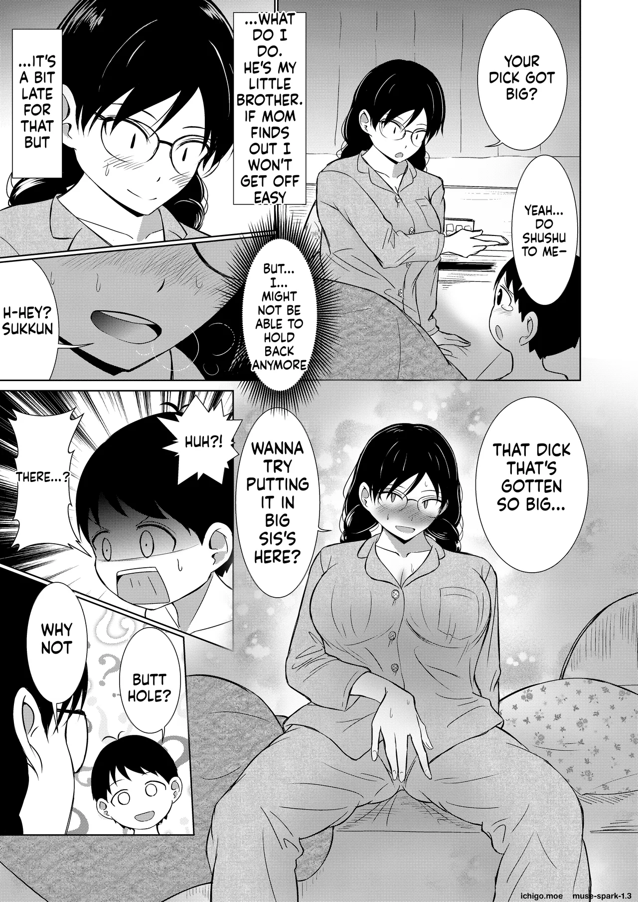 Jimi-gao Onee-chan Ganbaru! ~Hajimete no Bokki ni Odoroite Gyan Naki suru Otouto no Osewa wa Taihen!~ – Chapter 1 – page 26