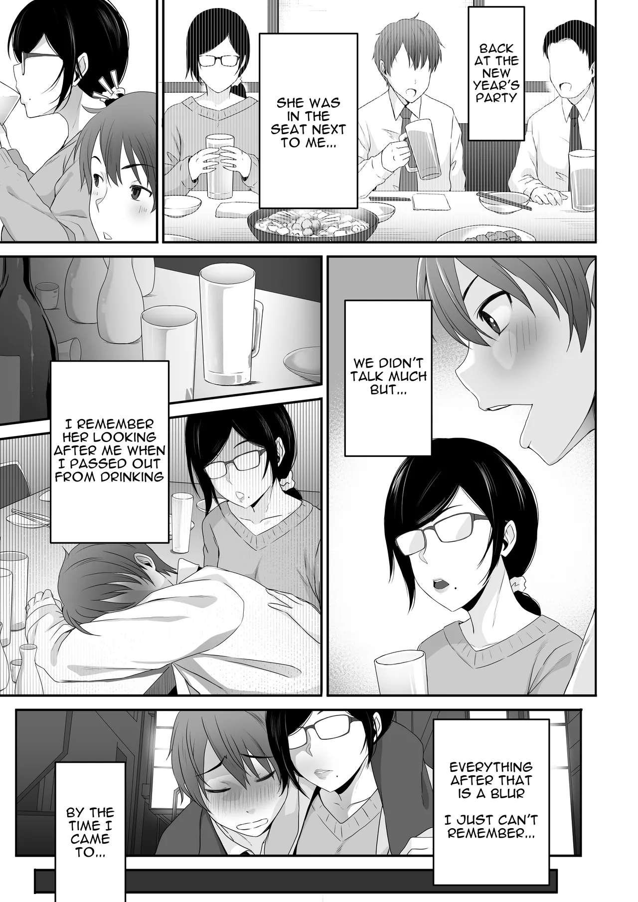 Chijo. -Jimi Kyonyuu na Keiri Takahashi ni Do-M Guse o Kaika Saserareta Ore- | Perverted Woman – Takahashi, a Modest, Busty Accountant, Made Me Develop a Masochist Habit… — preview page 4