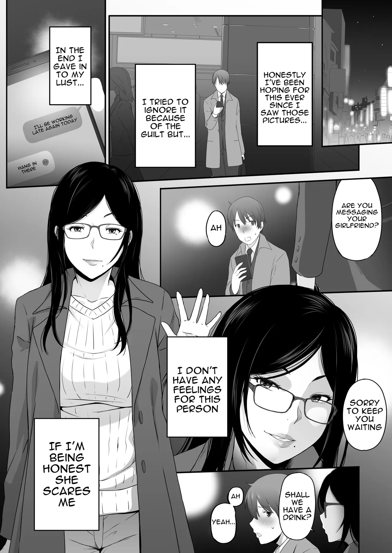 Chijo. -Jimi Kyonyuu na Keiri Takahashi ni Do-M Guse o Kaika Saserareta Ore- | Perverted Woman – Takahashi, a Modest, Busty Accountant, Made Me Develop a Masochist Habit… — preview page 15
