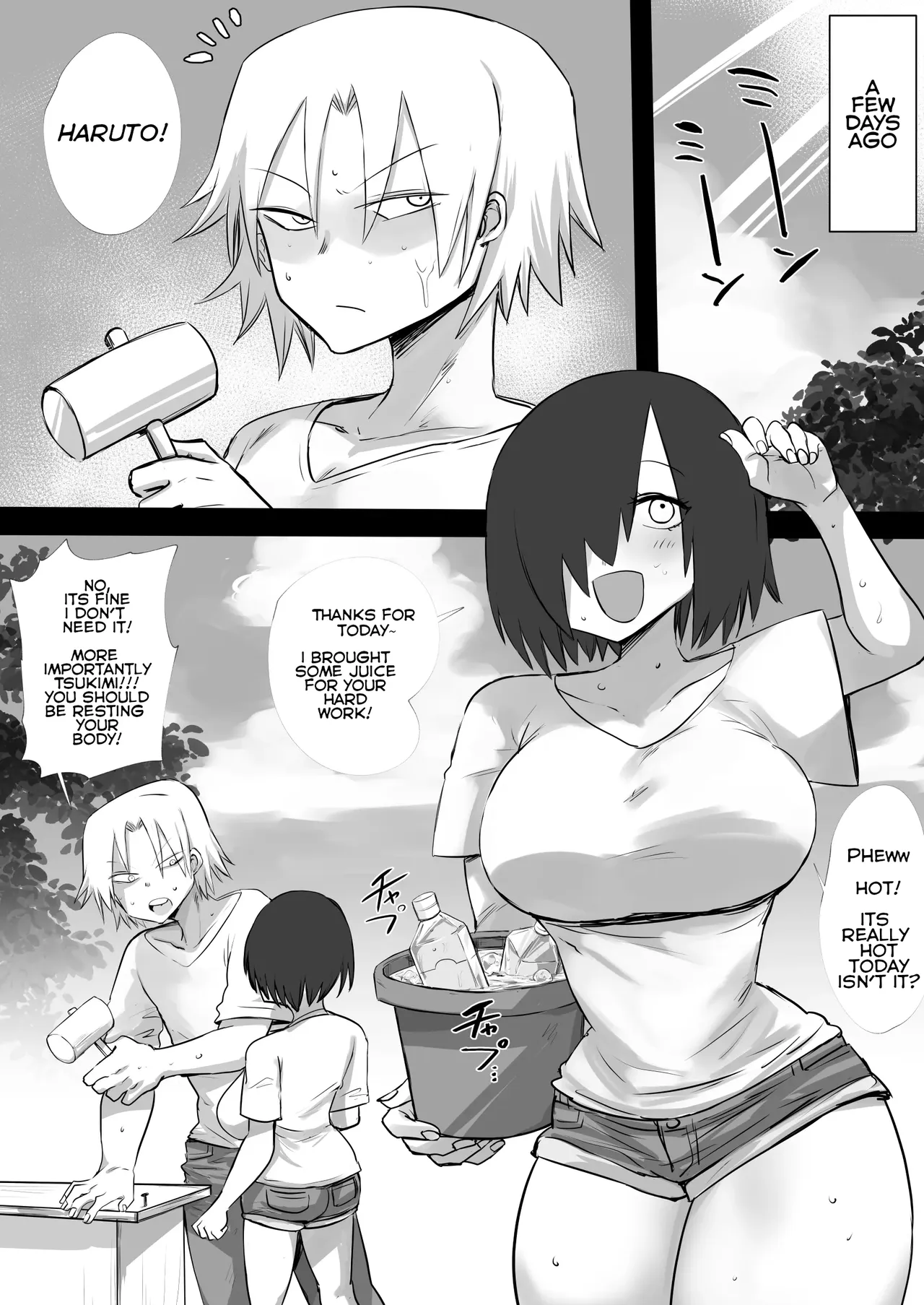 Ano Hi Osananajimi wa Kyoki to Kashita | One Day My Childhood Friend Turned Into an Enormous Oni — preview page 3