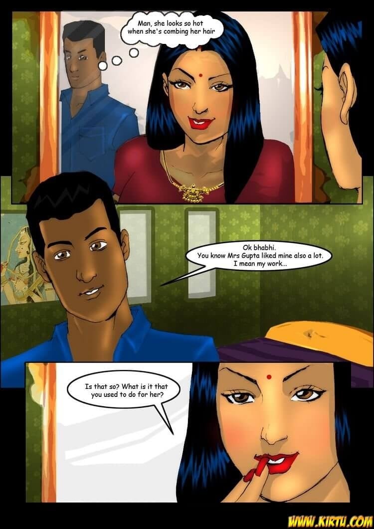 Savita Bhabhi 5 – Manoj Ki Maalish — preview page 8