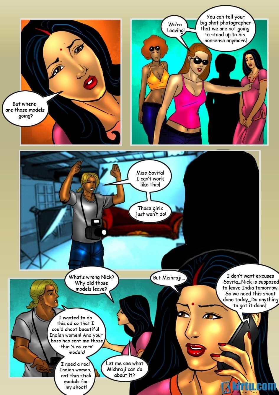 Savita Bhabhi 26 – Tho Photo Shoot — preview page 6