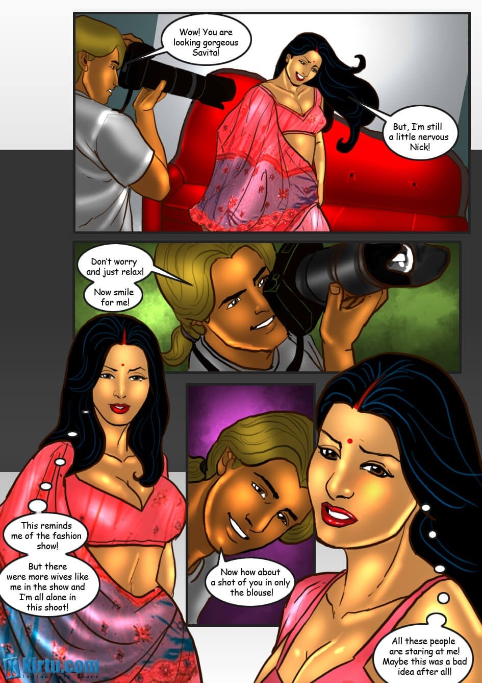 Savita Bhabhi 26 – Tho Photo Shoot — preview page 8