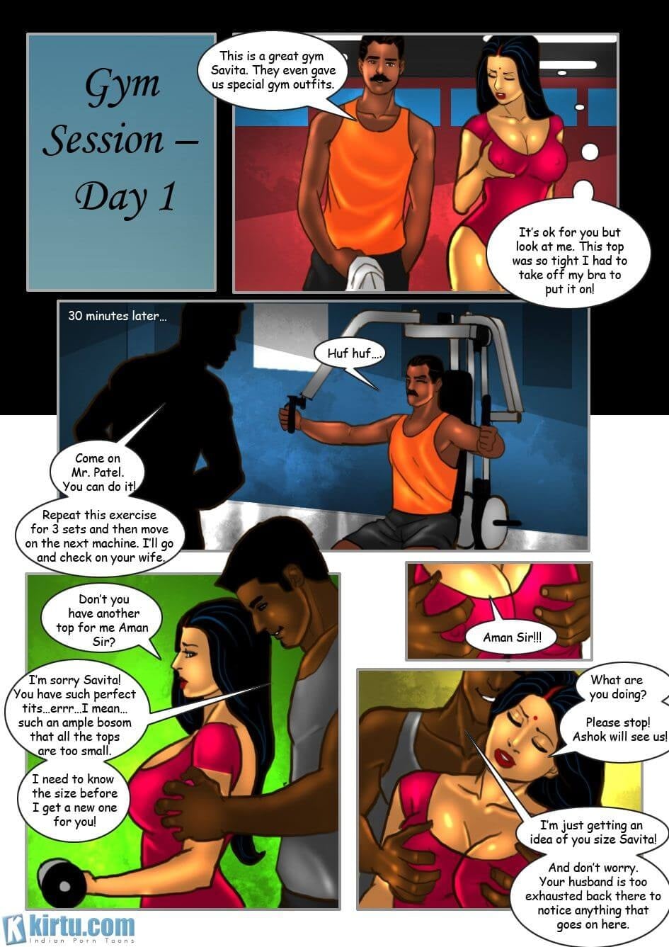 Savita Bhabhi 30 – Sexercise – How It All Began — preview page 7
