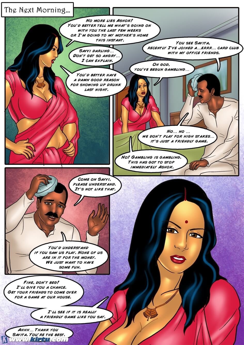 Savita Bhabhi 36 – Ashok’s Card Game — preview page 4