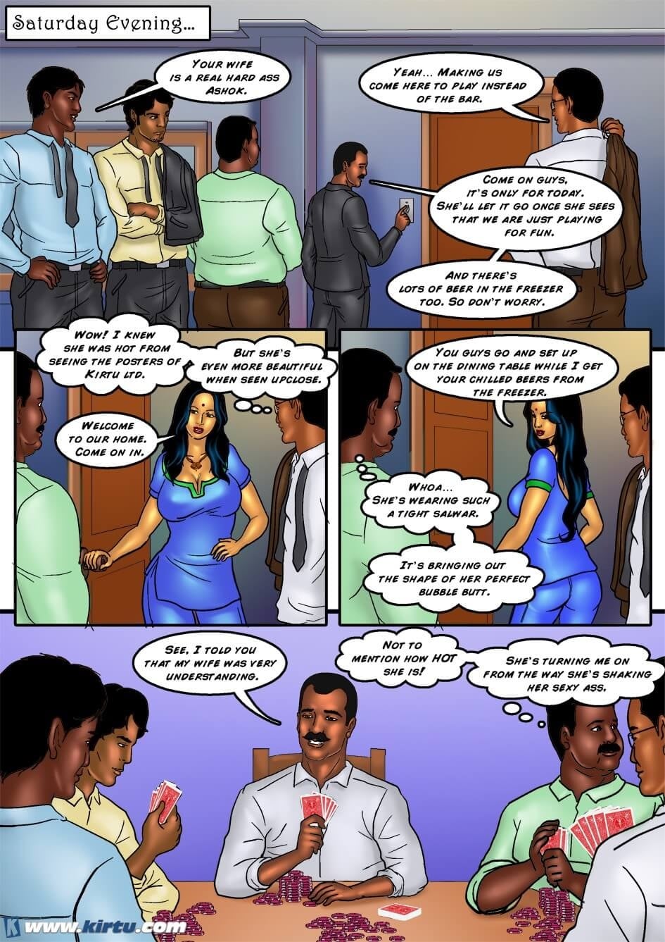 Savita Bhabhi 36 – Ashok’s Card Game — preview page 5