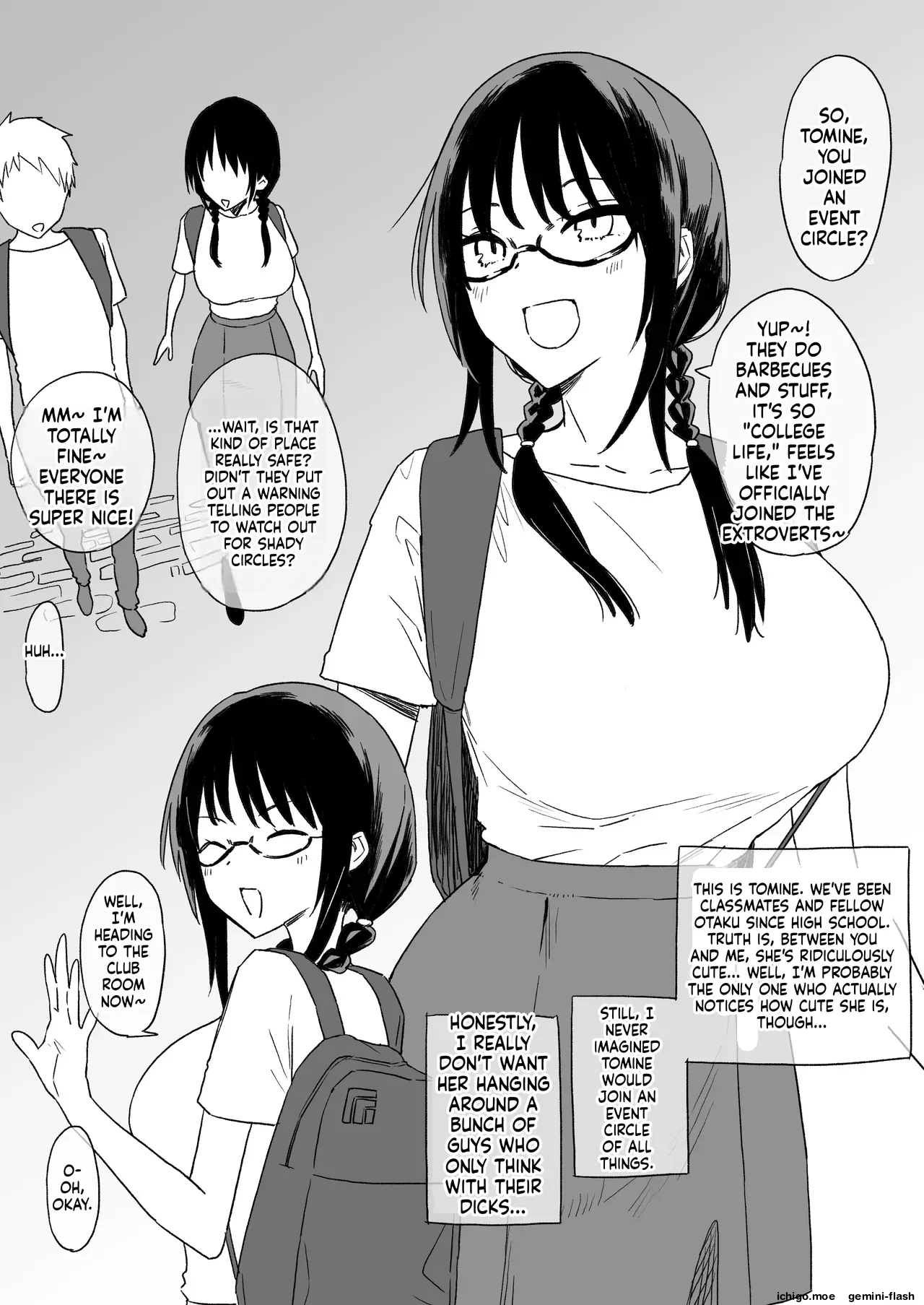The girl I like joined an event club — preview page 1