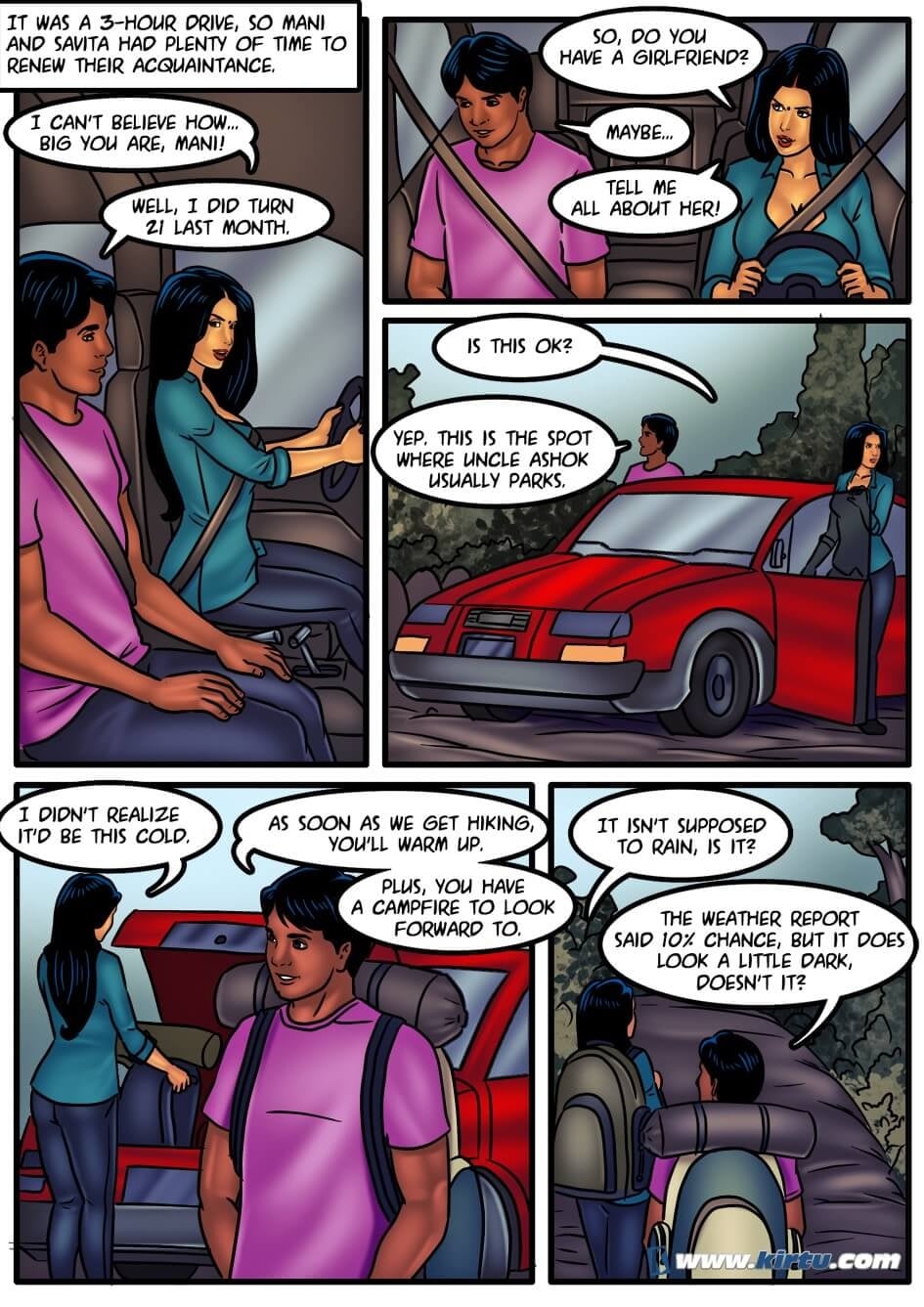 Savita Bhabhi 51 – Camping In The Cold — preview page 8