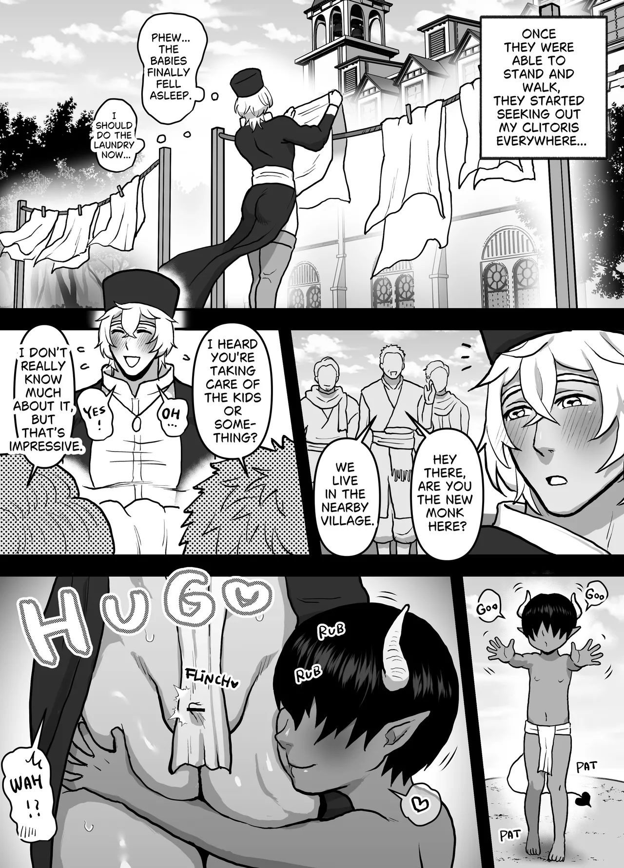 Cuntboy Monk’s Clit-feeding Care – Chapter 1 – page 22