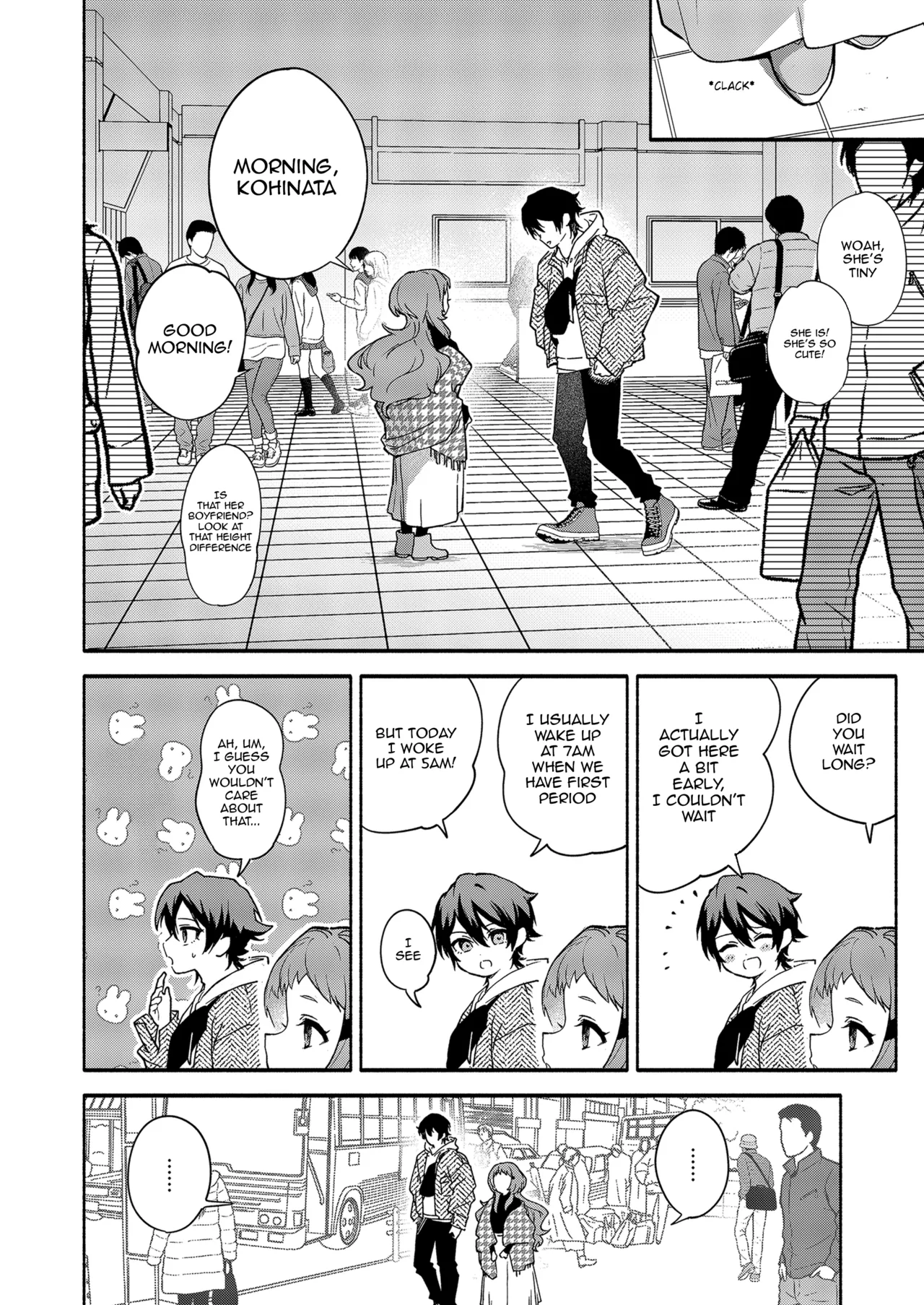 Mako-senpai ni Taberareru. ~Chiisakute Dekkai Ama Sado Senpai ni Otosareru~ | Eaten By Mako-senpai ~Falling To A Tiny But Huge Sadist Senpai~ — preview page 4