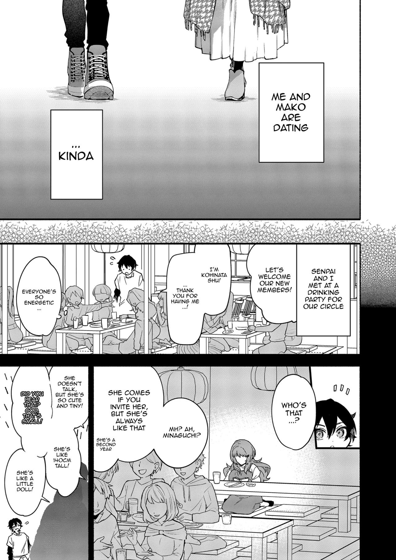 Mako-senpai ni Taberareru. ~Chiisakute Dekkai Ama Sado Senpai ni Otosareru~ | Eaten By Mako-senpai ~Falling To A Tiny But Huge Sadist Senpai~ — preview page 5