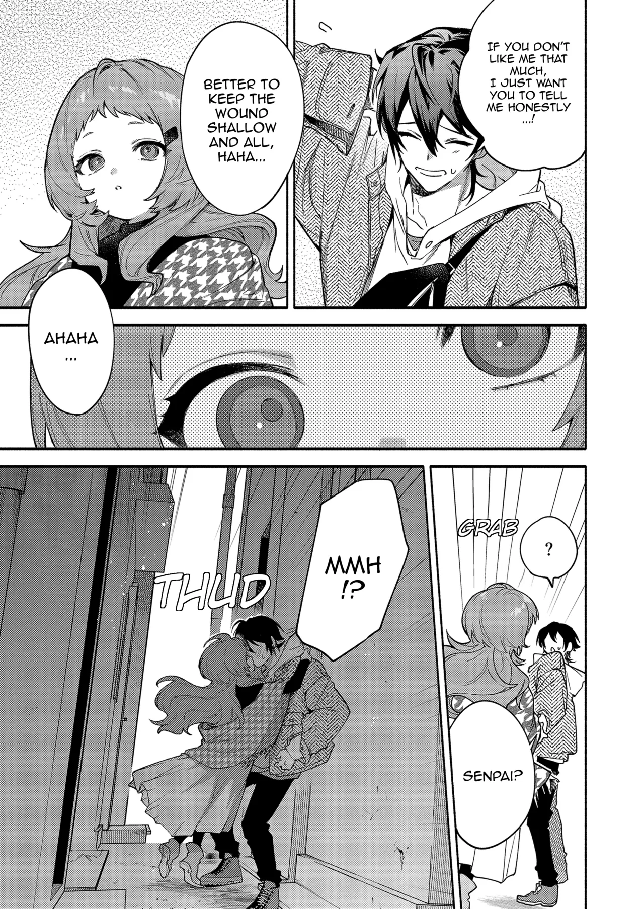 Mako-senpai ni Taberareru. ~Chiisakute Dekkai Ama Sado Senpai ni Otosareru~ | Eaten By Mako-senpai ~Falling To A Tiny But Huge Sadist Senpai~ — preview page 9