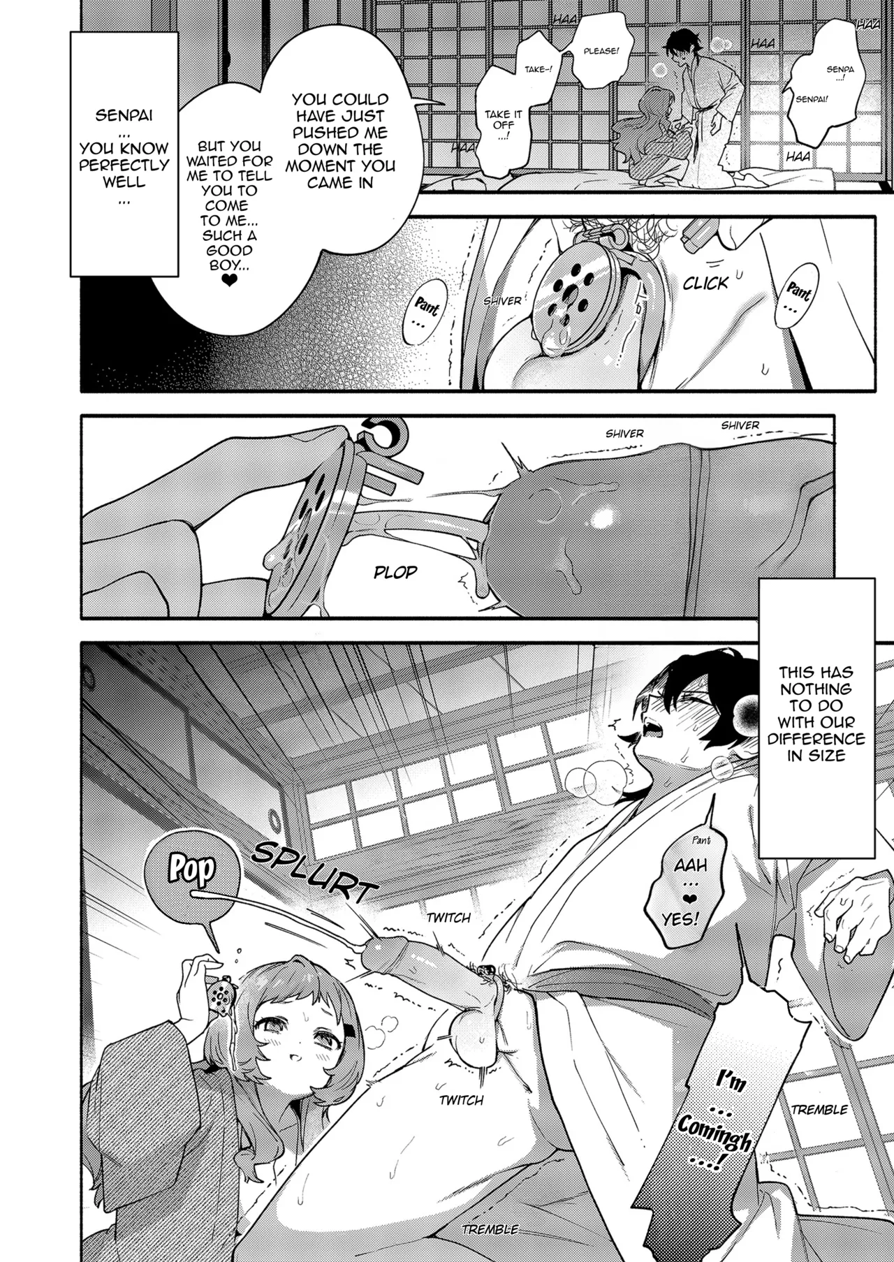Mako-senpai ni Taberareru. ~Chiisakute Dekkai Ama Sado Senpai ni Otosareru~ | Eaten By Mako-senpai ~Falling To A Tiny But Huge Sadist Senpai~ – Chapter 1 – page 30